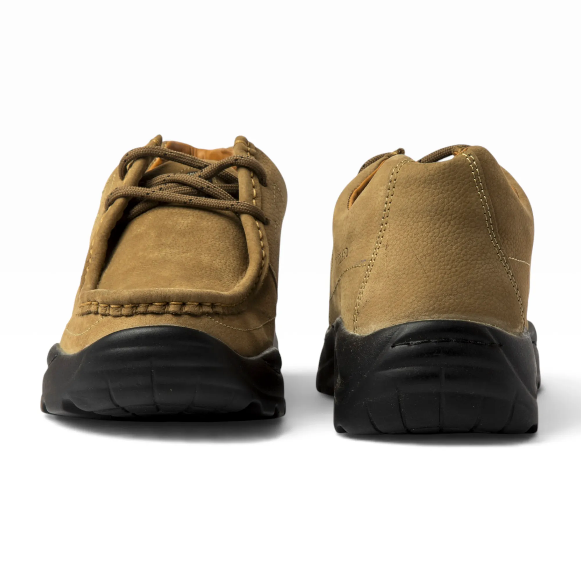 KHAKI casual leather shoes - Thumbnail 7