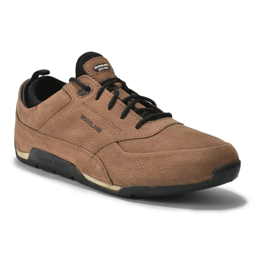 Cashew Brown Casual Laces Shoes For Men - Thumbnail 8