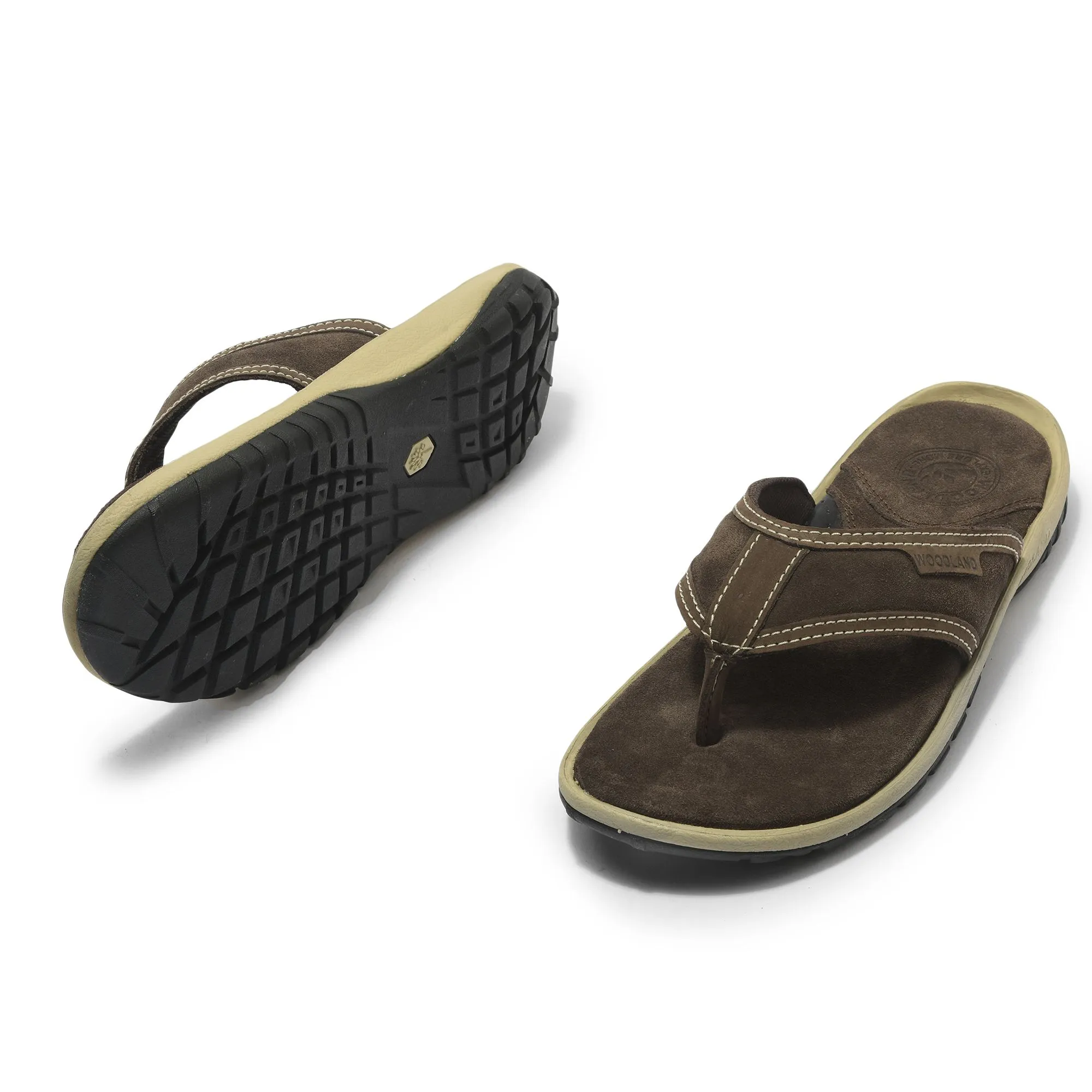 BROWN slipper for men - Thumbnail 4