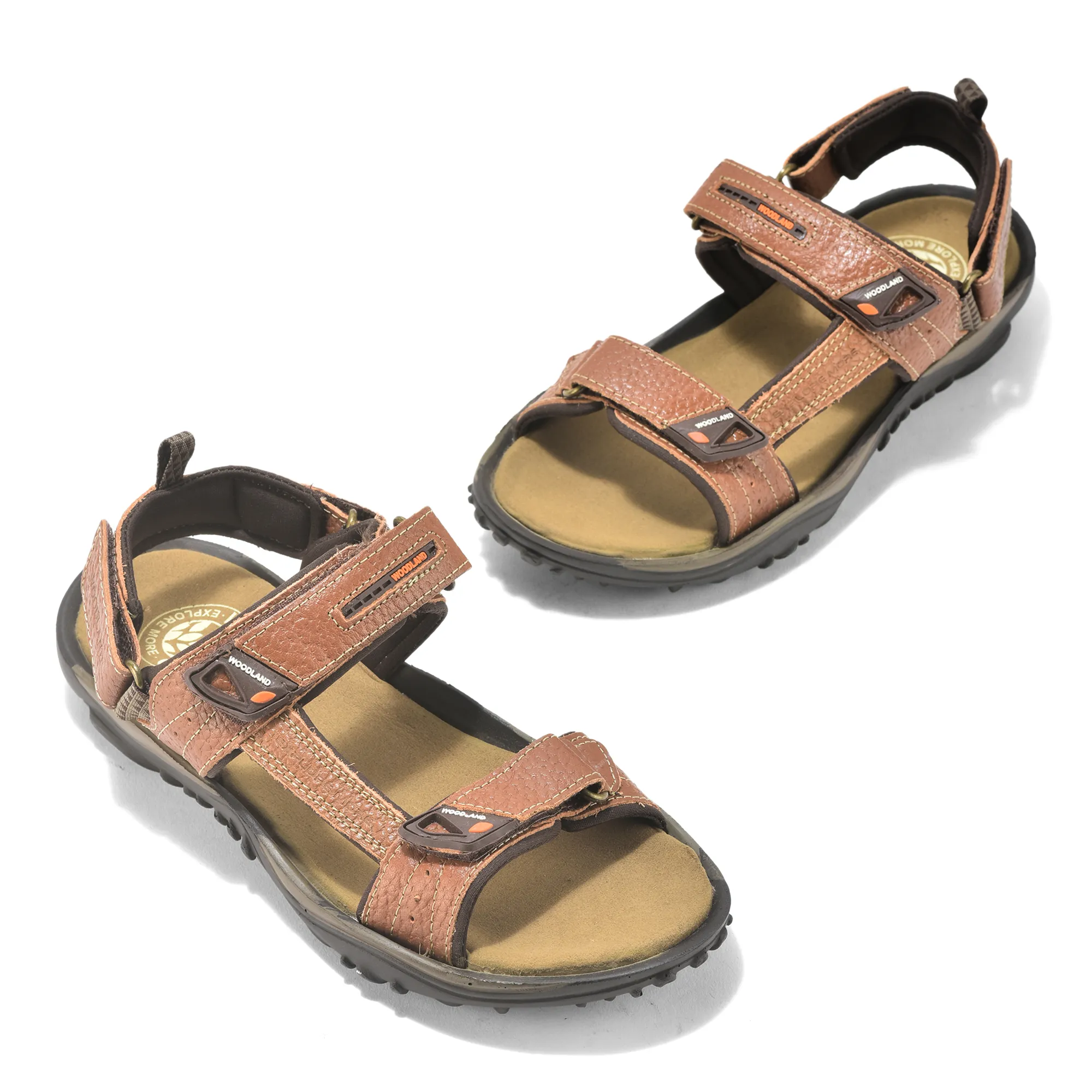 Softy Tan Sandal For Men - Thumbnail 2
