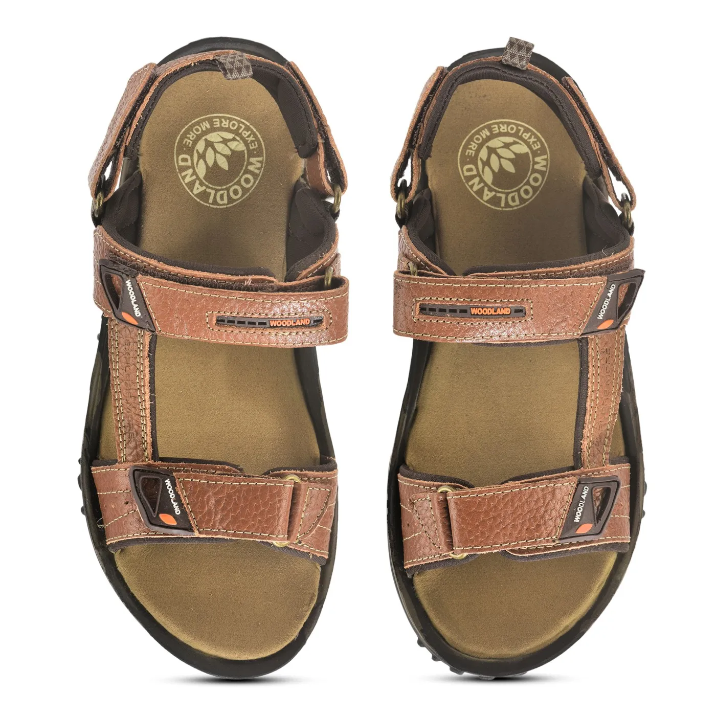 Softy Tan Sandal For Men - Thumbnail 4