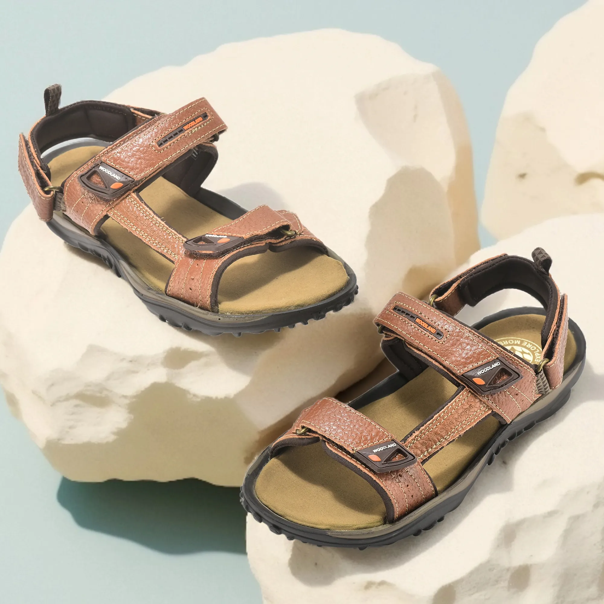 Softy Tan Sandal For Men - Thumbnail 9