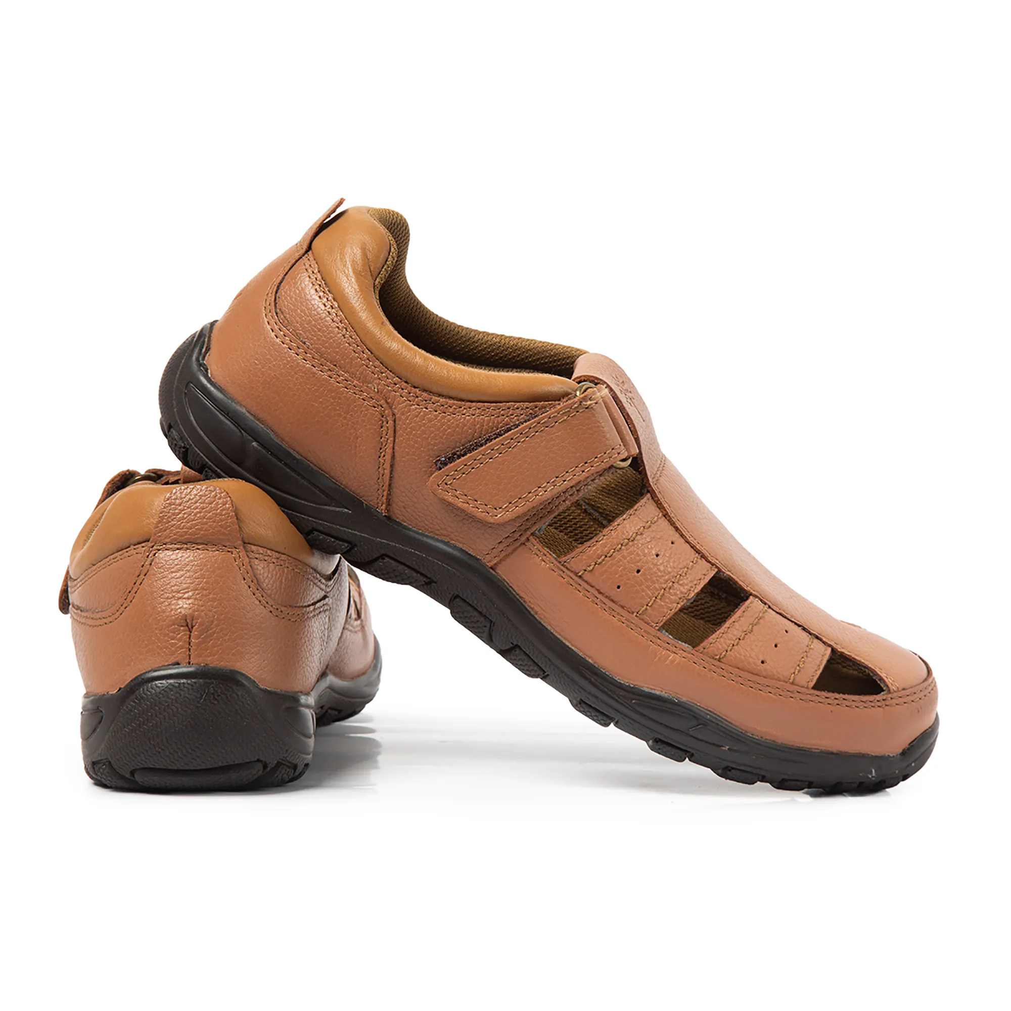 Tan Sandal For Men - Thumbnail 3