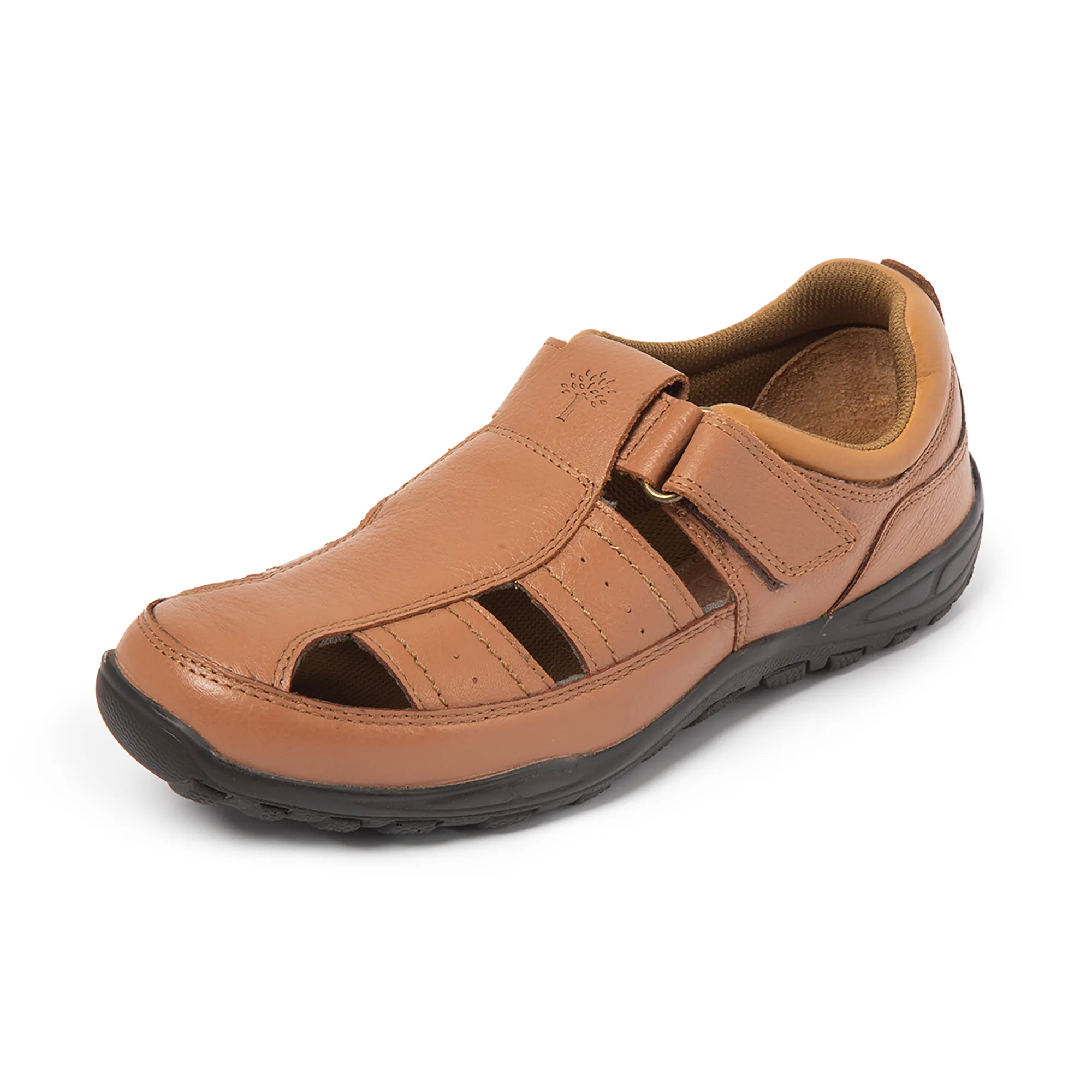 Tan Sandal For Men - Thumbnail 4