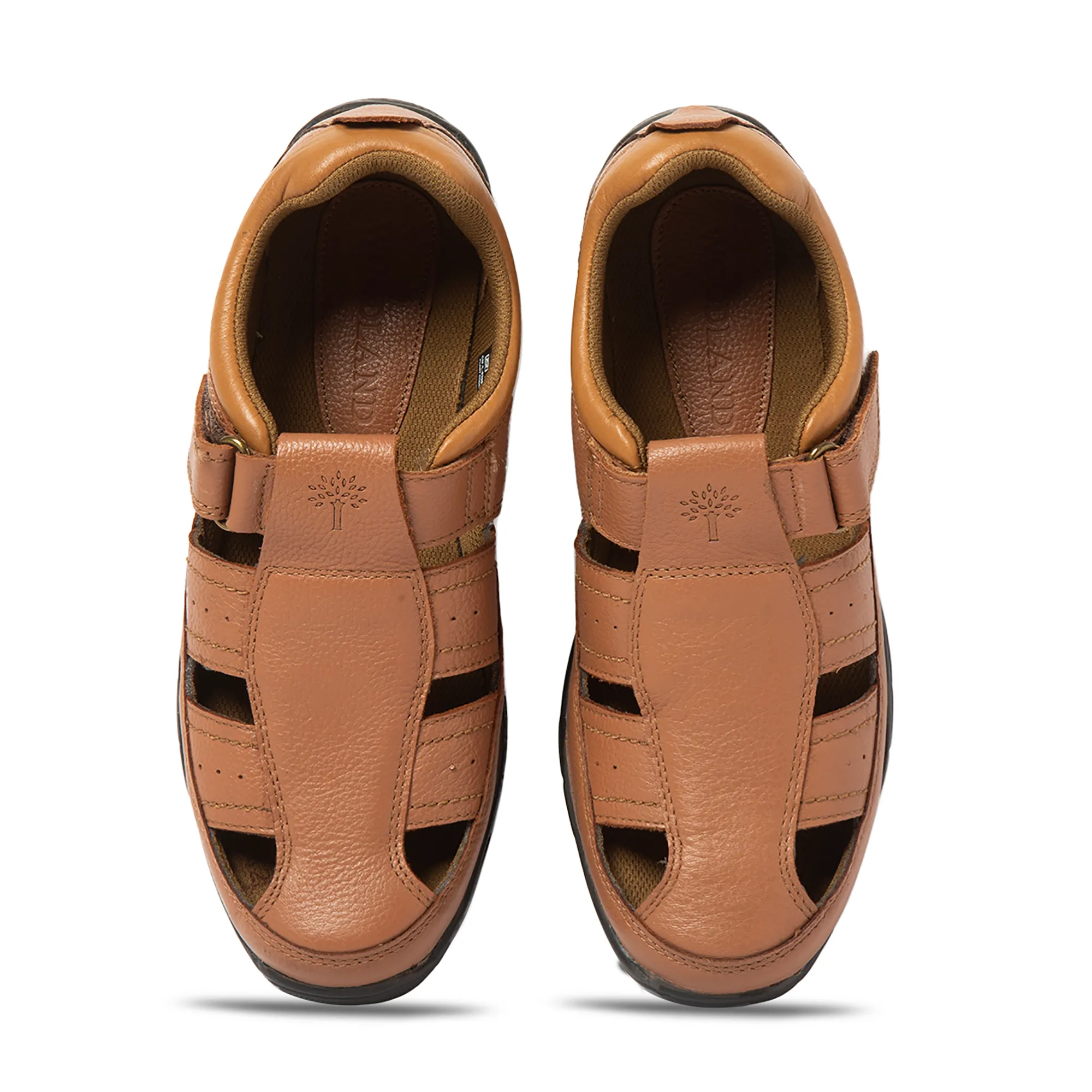 Tan Sandal For Men - Thumbnail 11