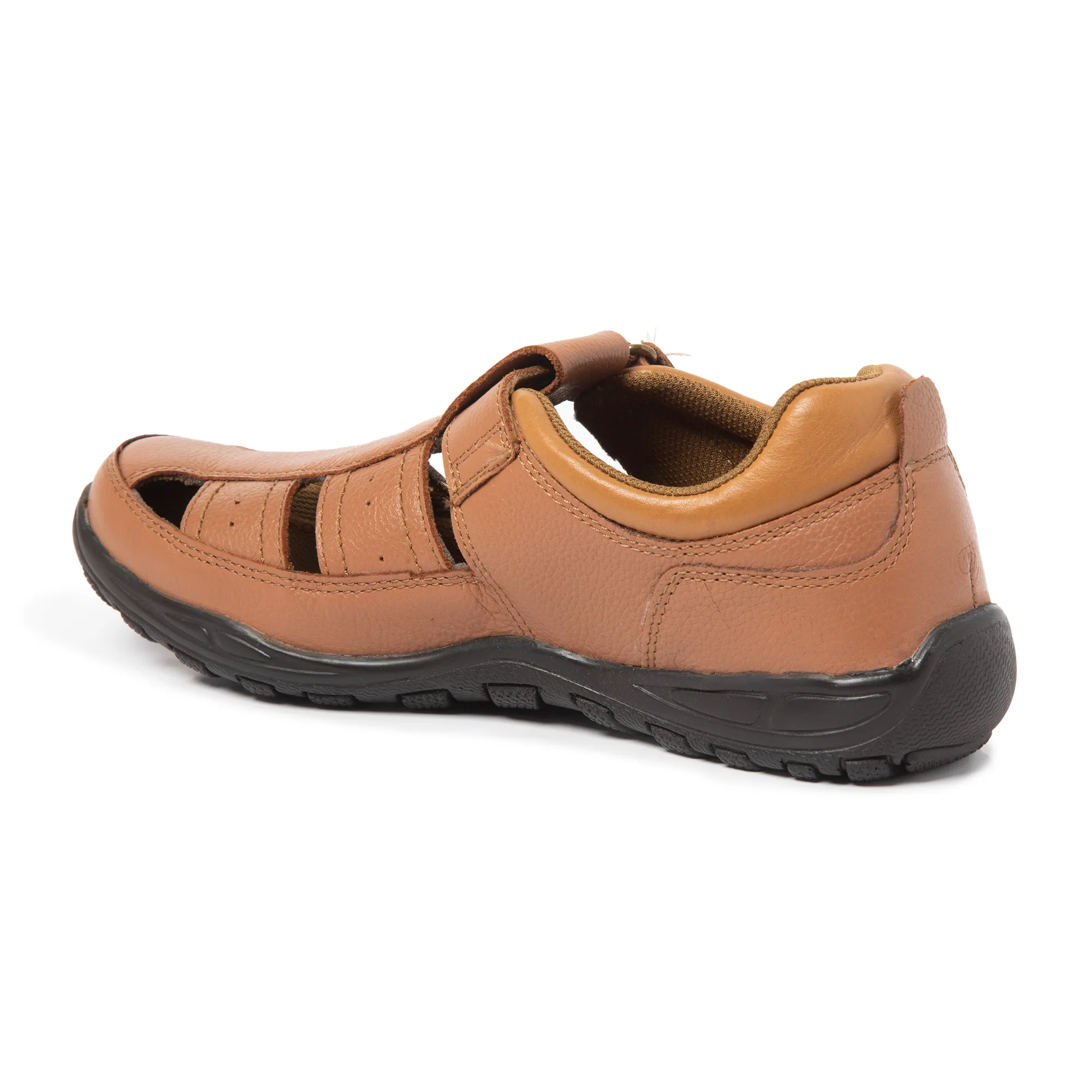 Tan Sandal For Men - Thumbnail 13