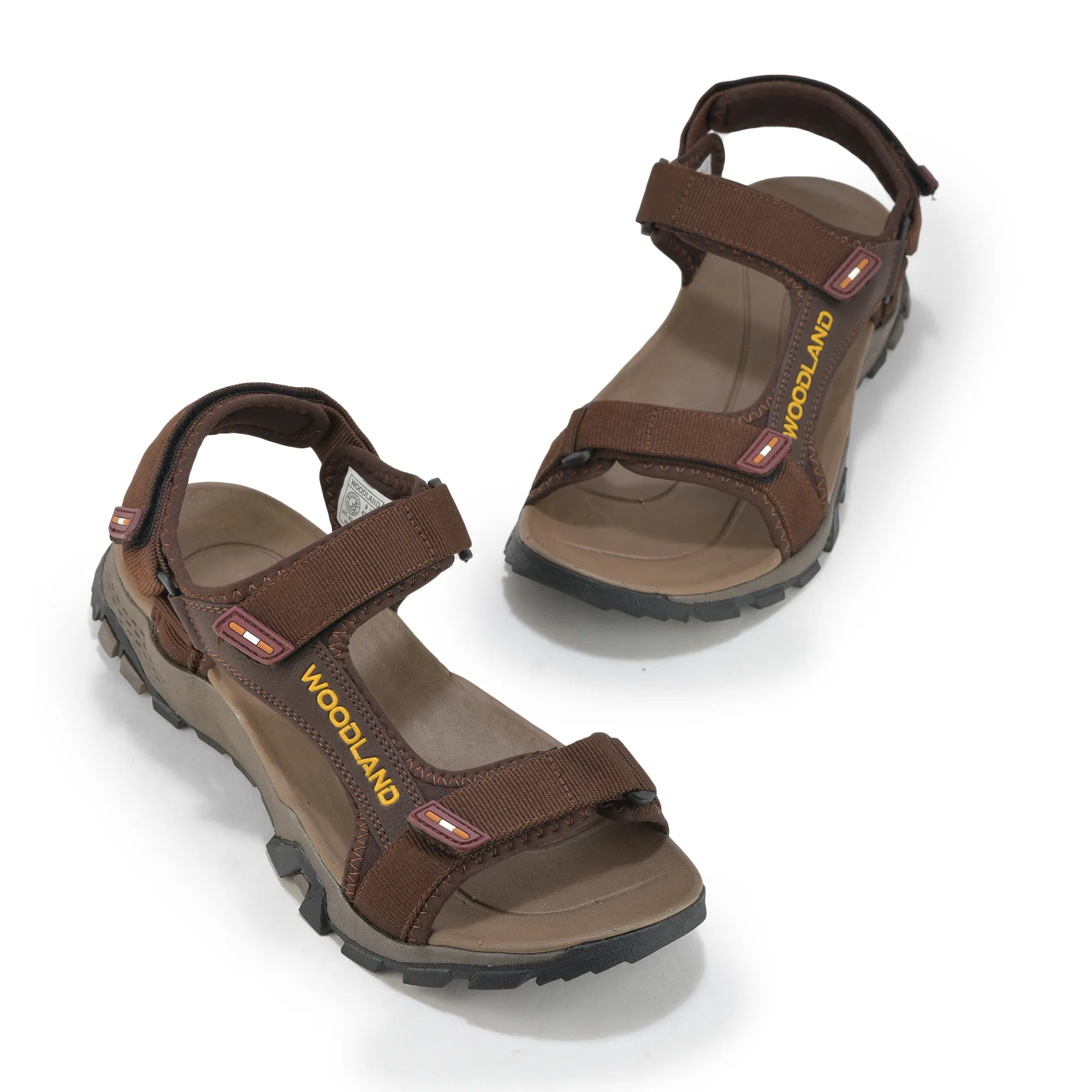 Brown Sports Sandal for Men - Thumbnail 4