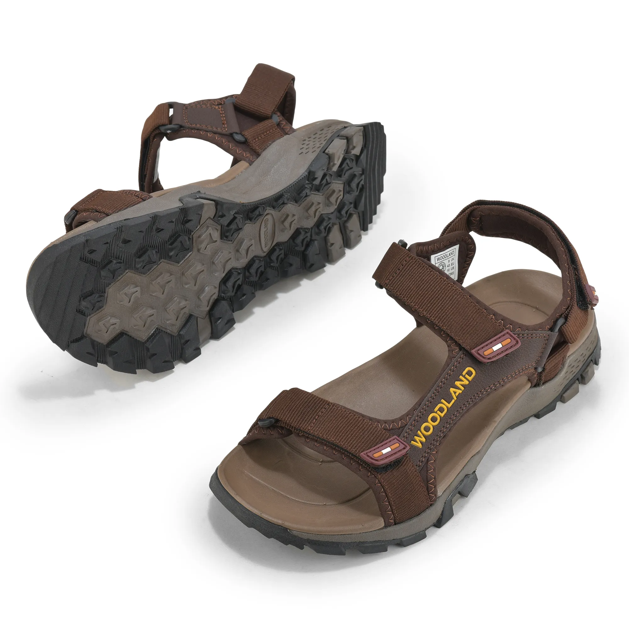 Brown Sports Sandal for Men - Thumbnail 6