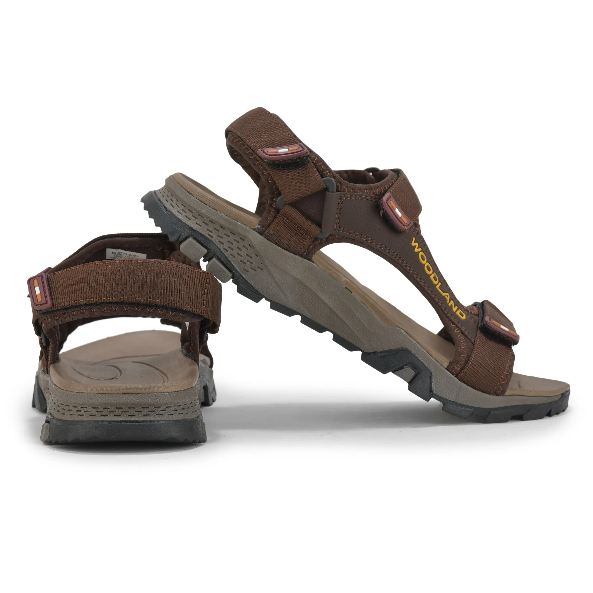 Brown Sports Sandal for Men - Thumbnail 10