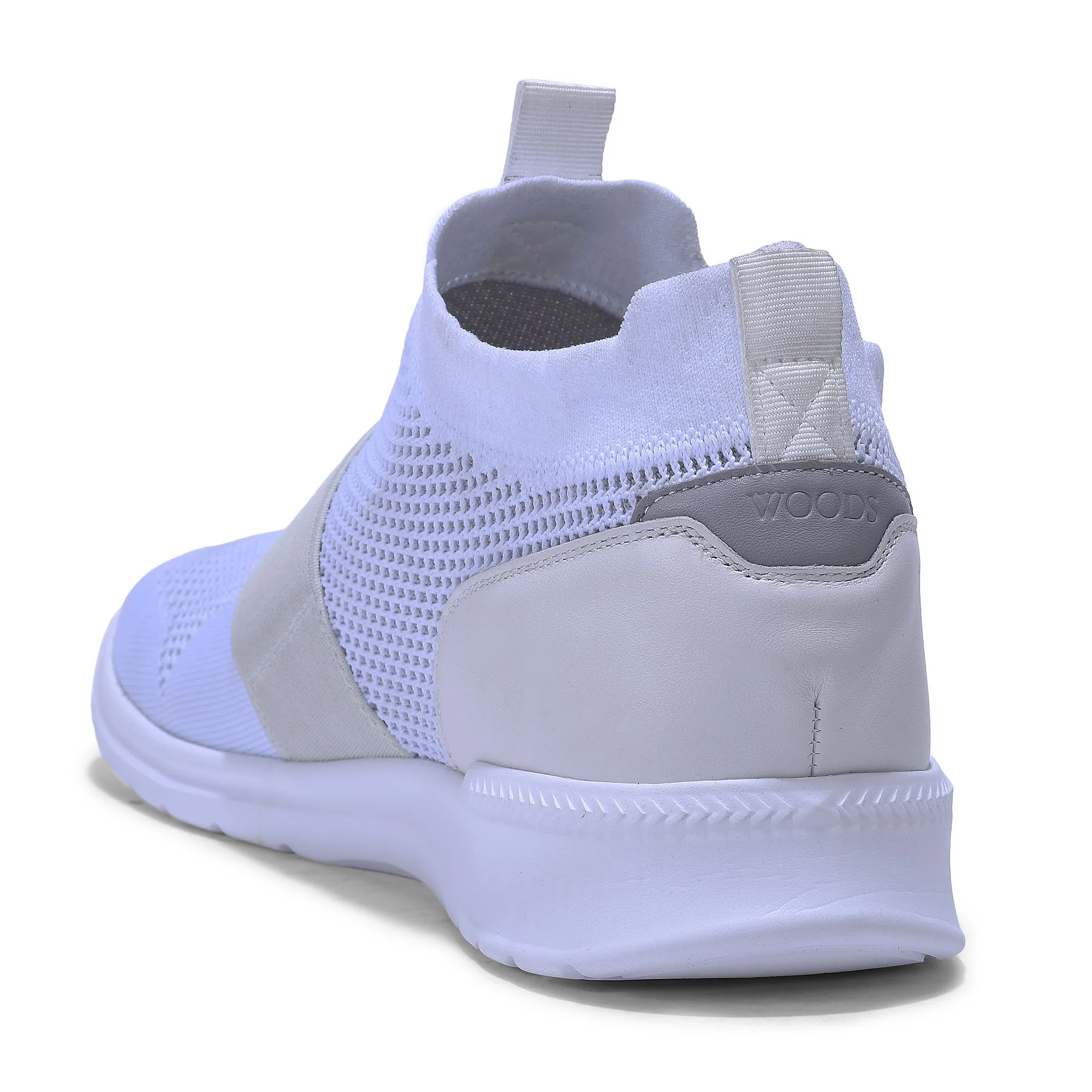 White mid-ankle sneaker - Thumbnail 5