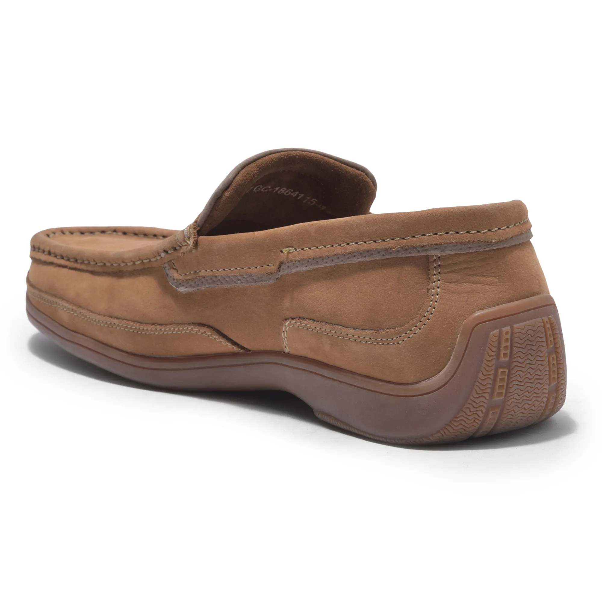 Woodland Khaki casual slip-on shoes - Thumbnail 5