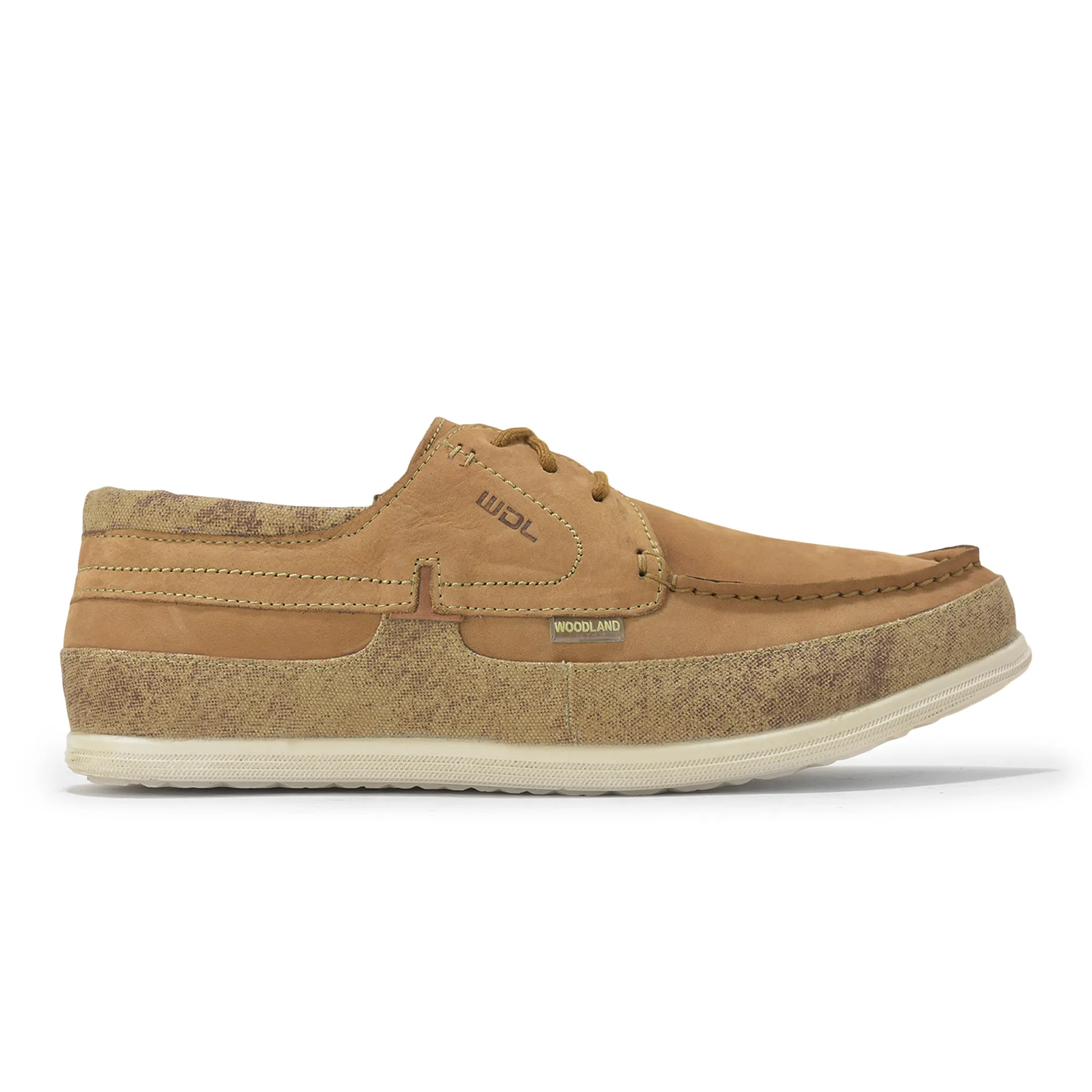 Woodland Camel Nubuk Dayline Lace Casuals - Thumbnail 2