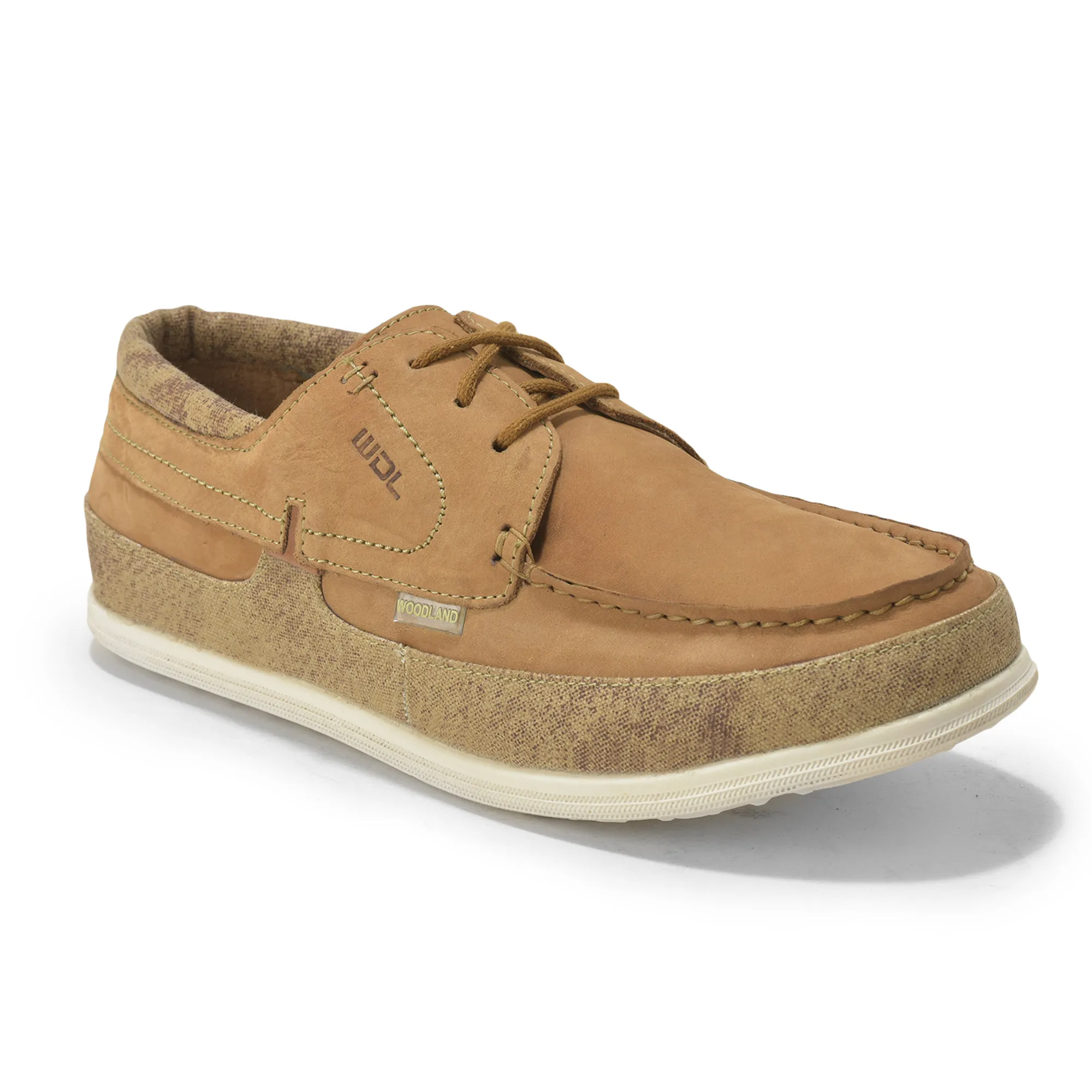 Woodland Camel Nubuk Dayline Lace Casuals - Thumbnail 3