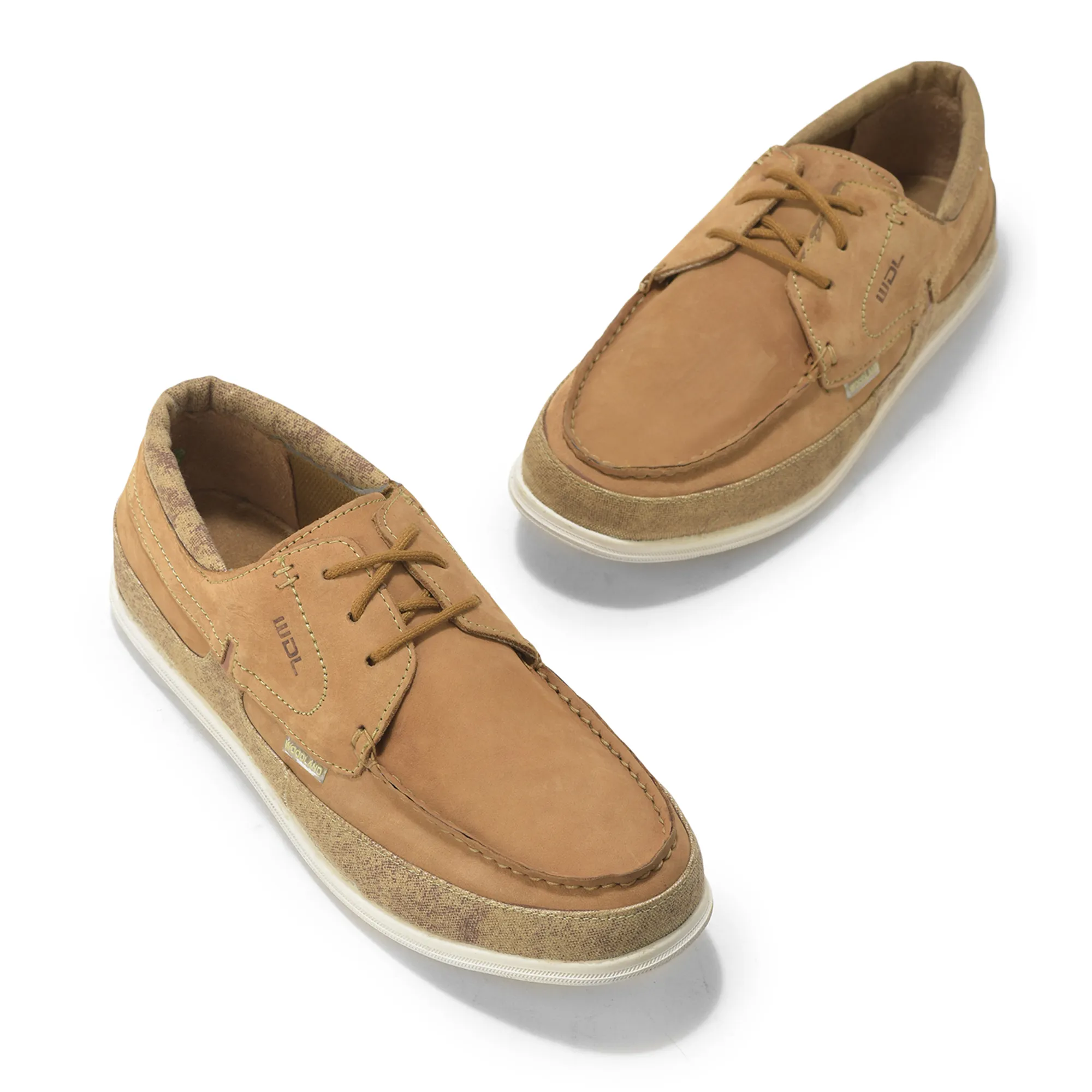 Woodland Camel Nubuk Dayline Lace Casuals - Thumbnail 4