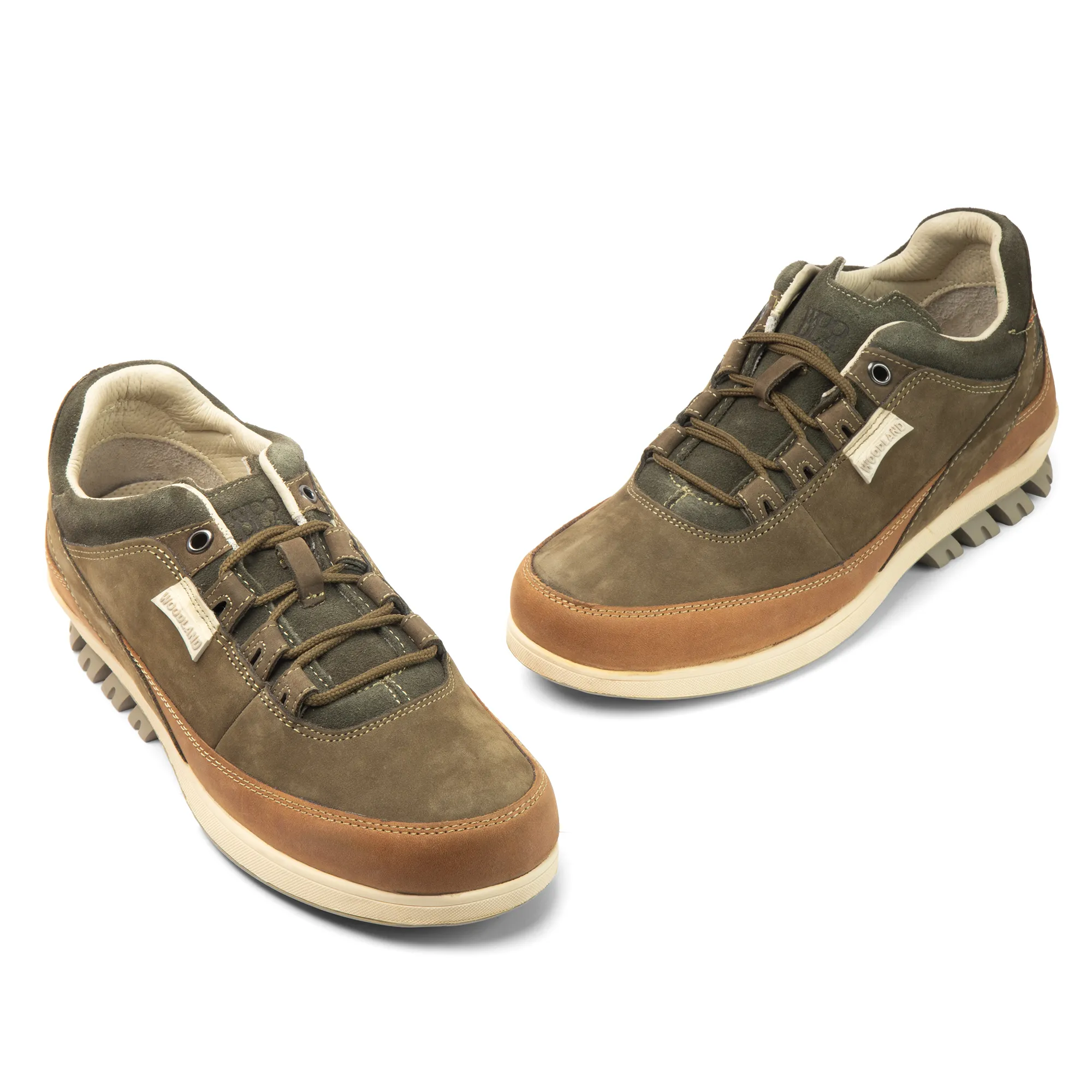 Woodland Men’s Camel Versatile Nubuck Casual Shoes - Thumbnail 4