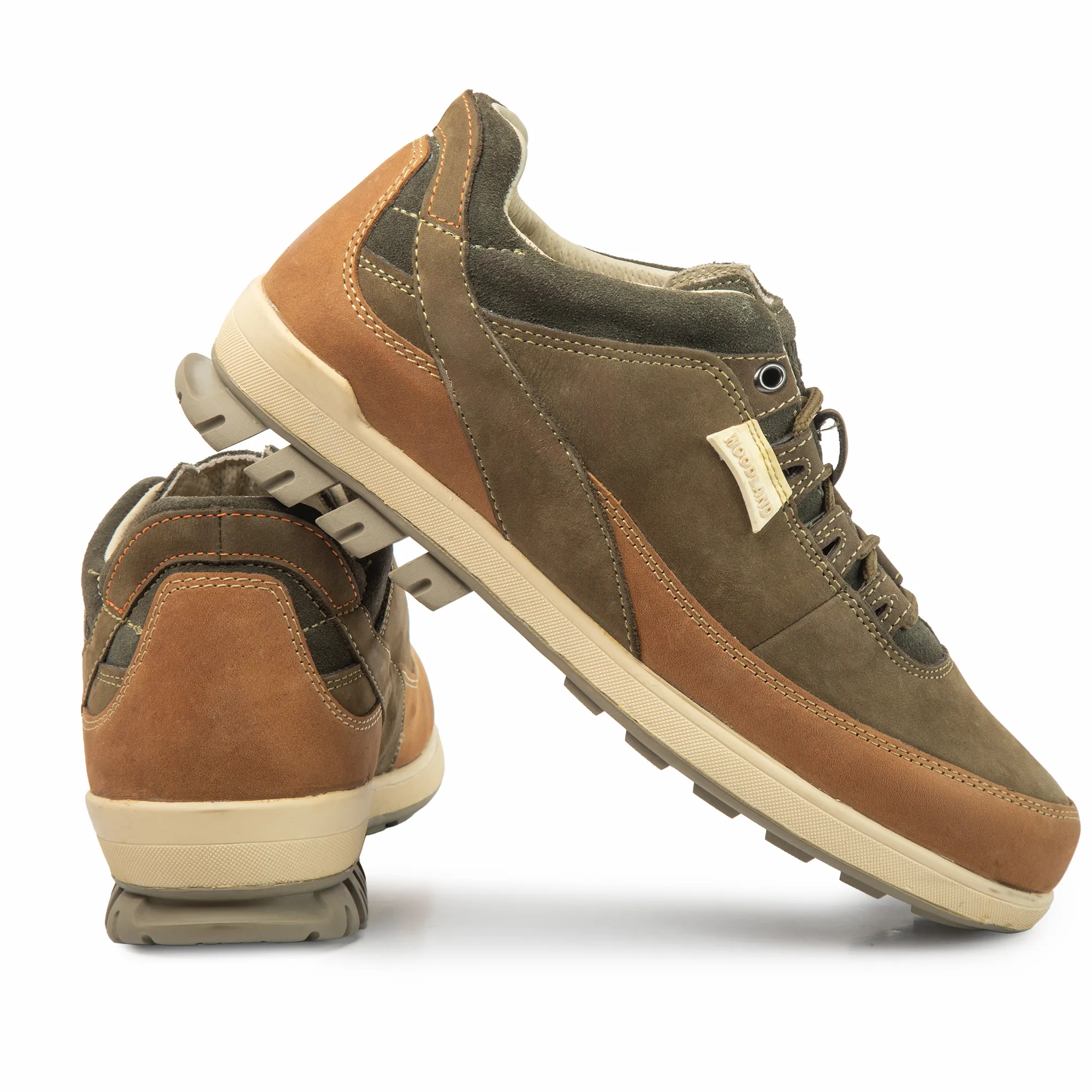 Woodland Men’s Camel Versatile Nubuck Casual Shoes - Thumbnail 10