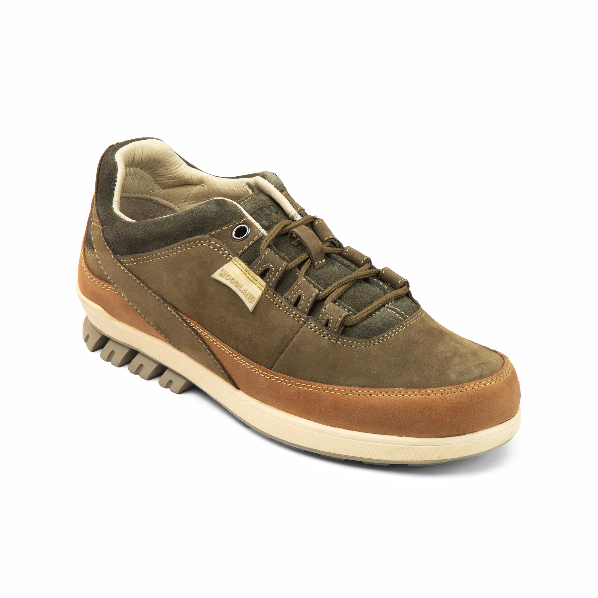 Woodland Men’s Olive Green Versatile Nubuck Casual Shoes - Thumbnail 10