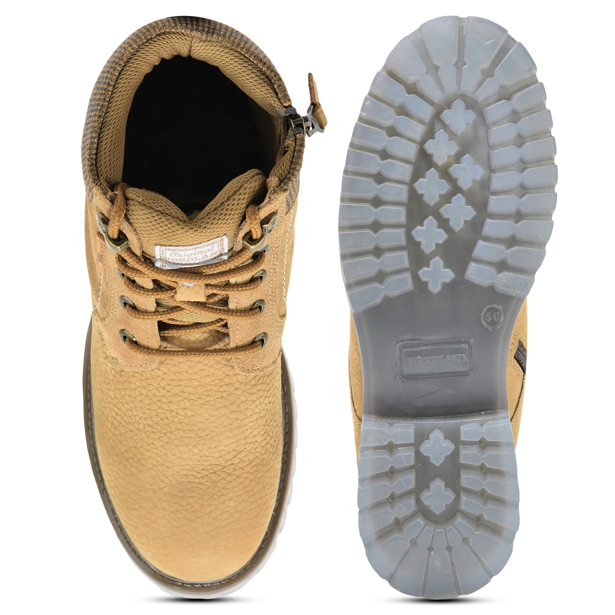 Woodland Camel Nubuk Ramblr High-Top Boots - Thumbnail 8