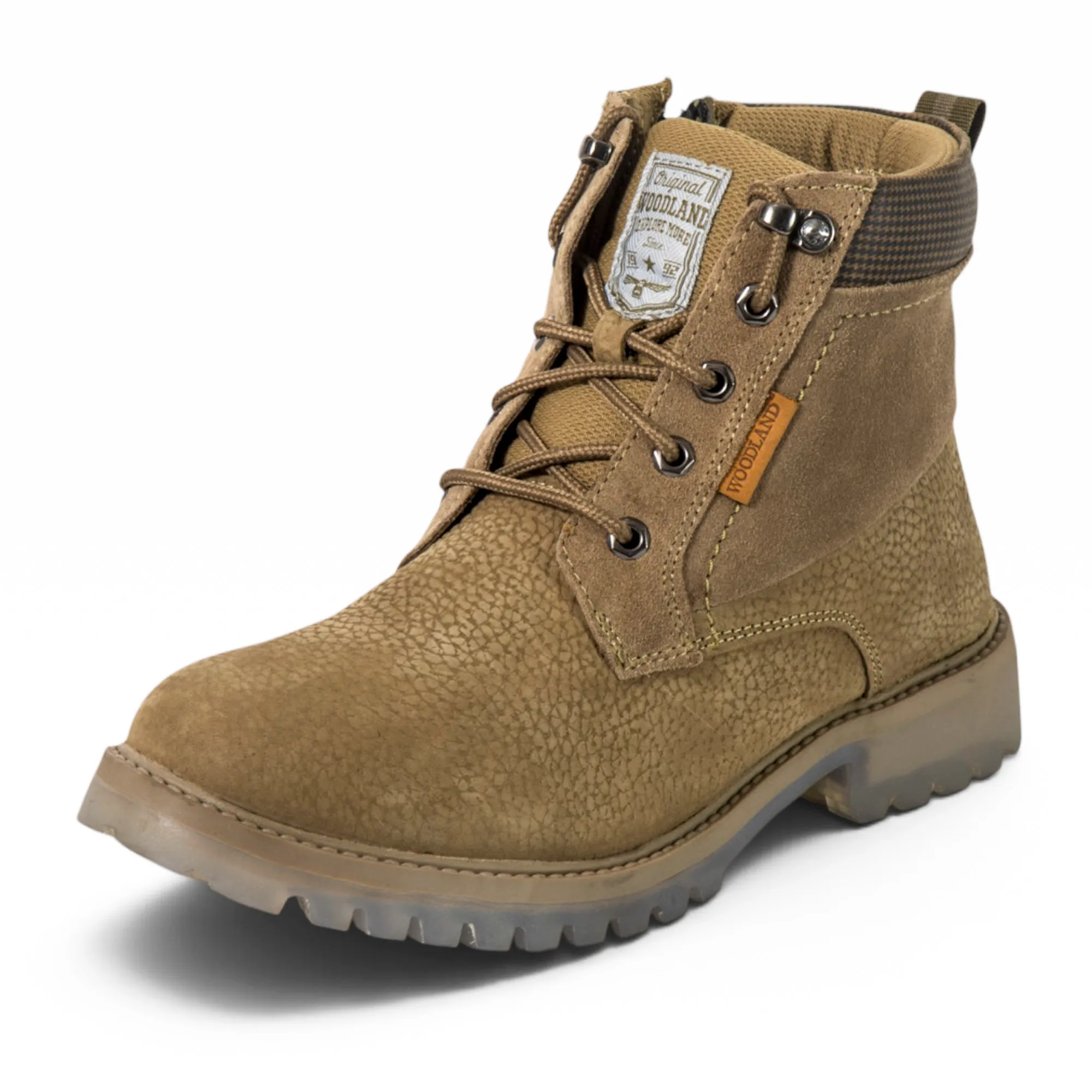 Woodland Dubai Khaki Nubuk Ramblr High-Top Boots - Thumbnail 4