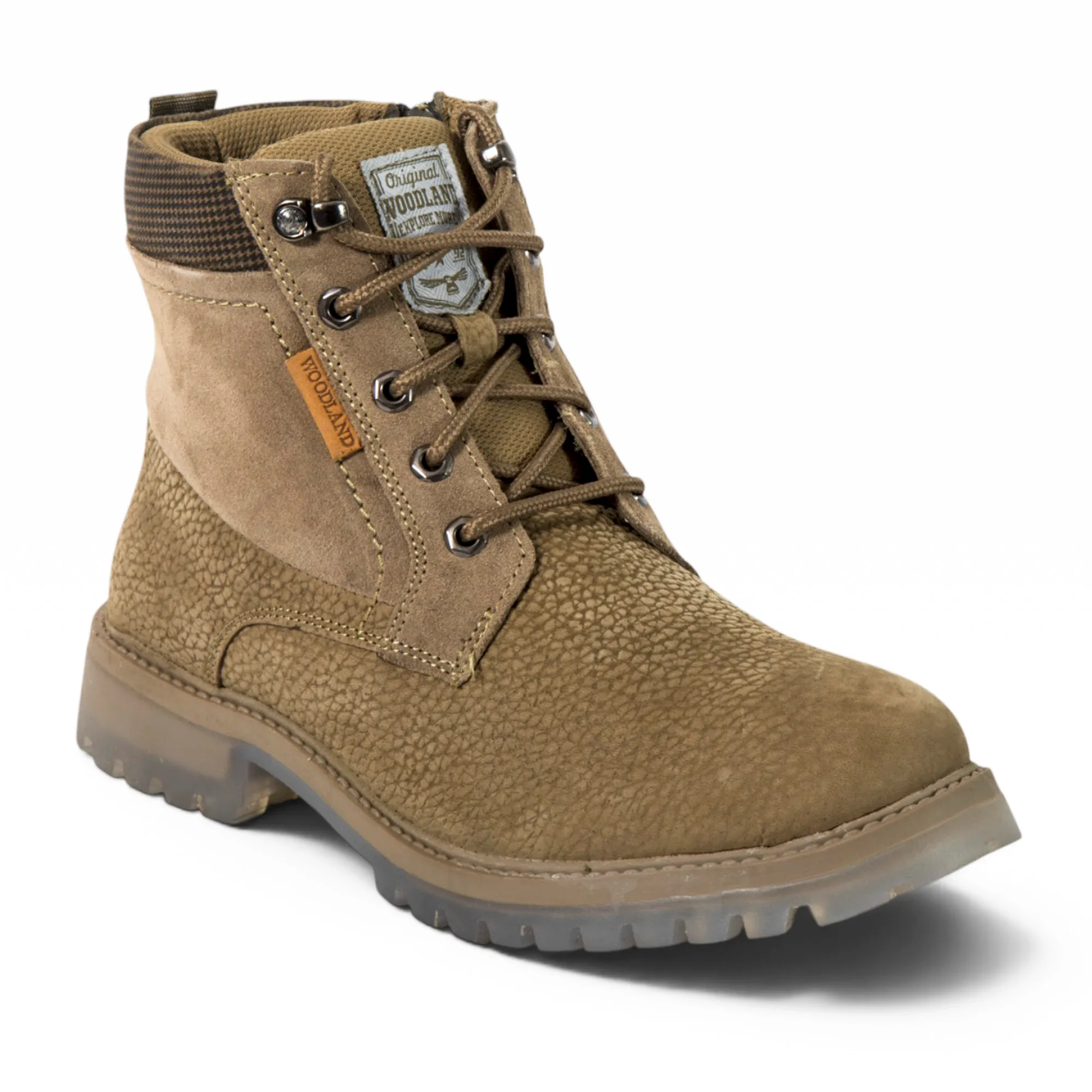 Woodland Dubai Khaki Nubuk Ramblr High-Top Boots - Thumbnail 5
