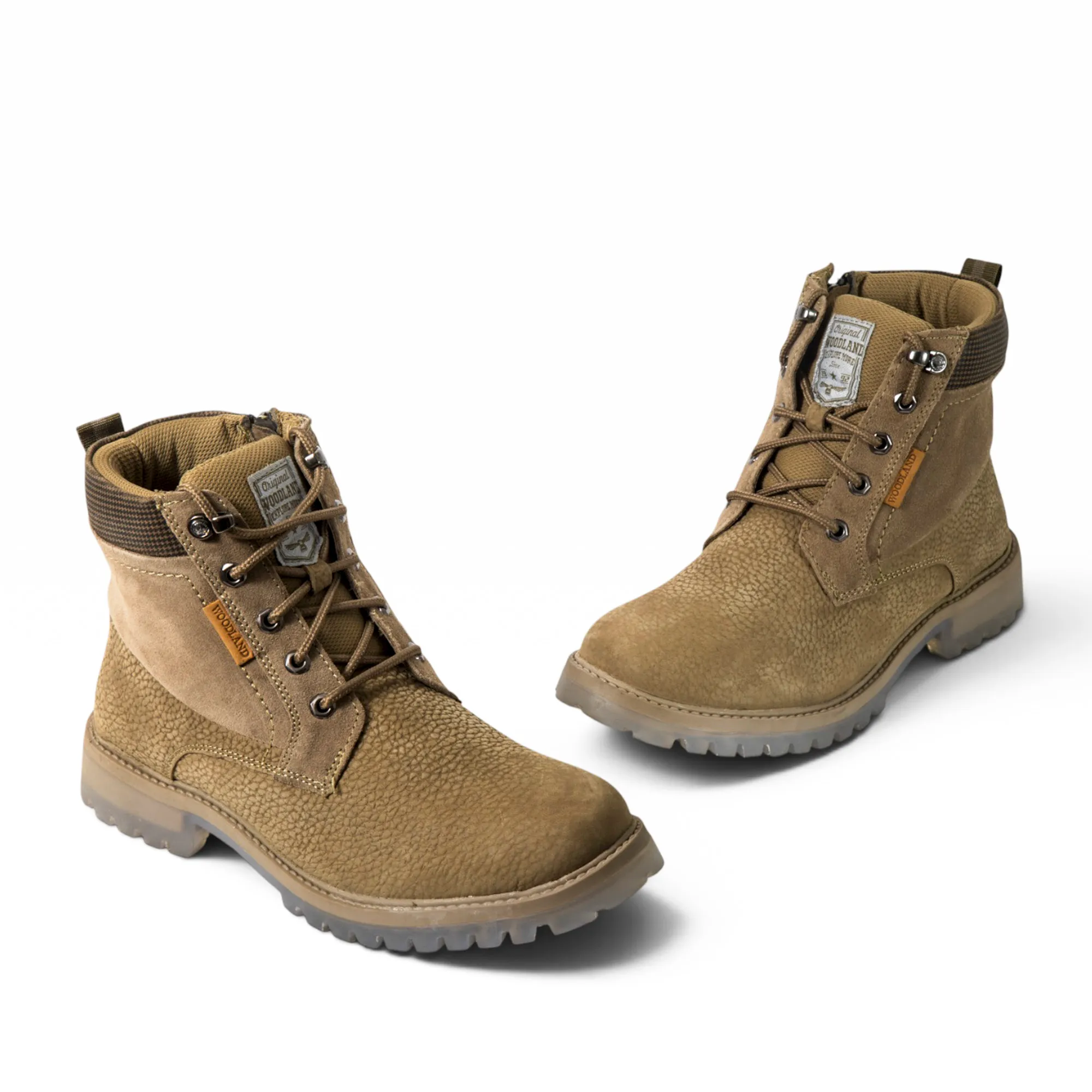 Woodland Dubai Khaki Nubuk Ramblr High-Top Boots - Thumbnail 8