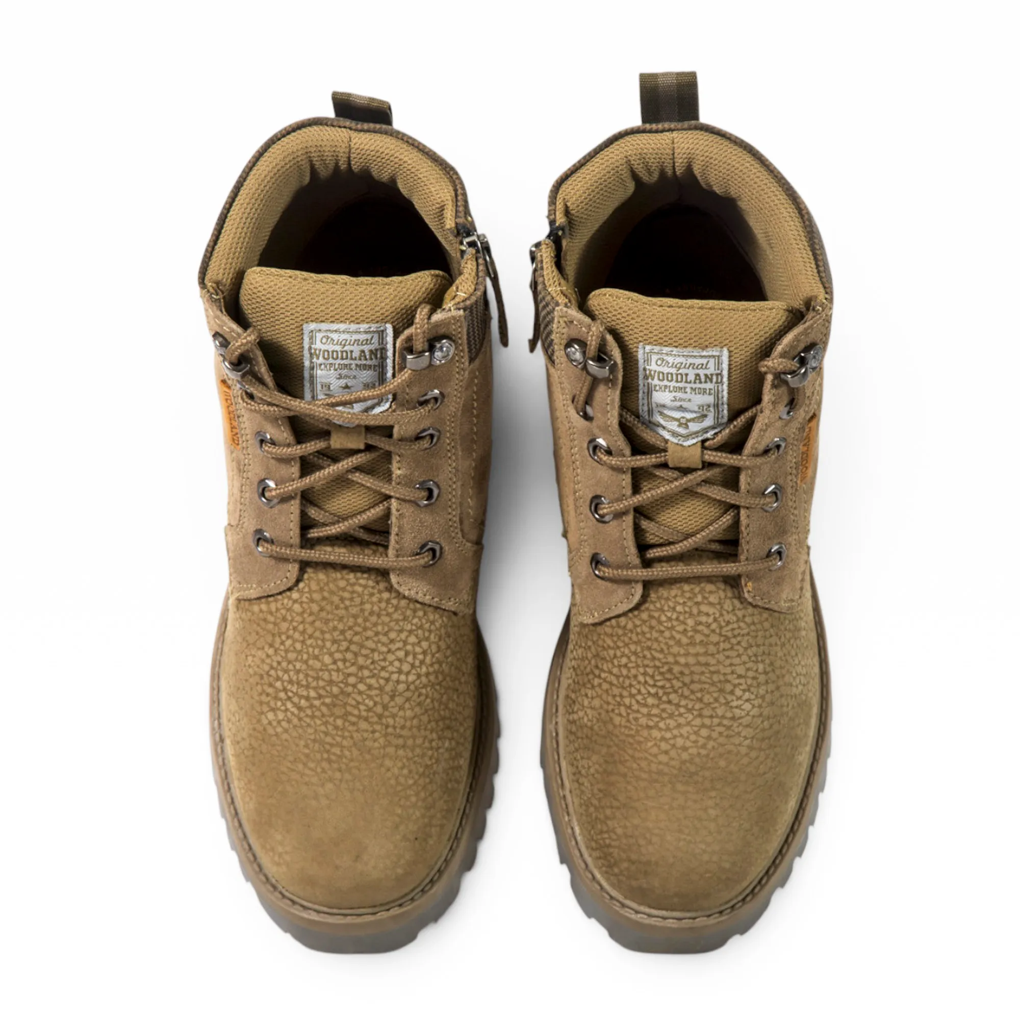 Woodland Dubai Khaki Nubuk Ramblr High-Top Boots - Thumbnail 11