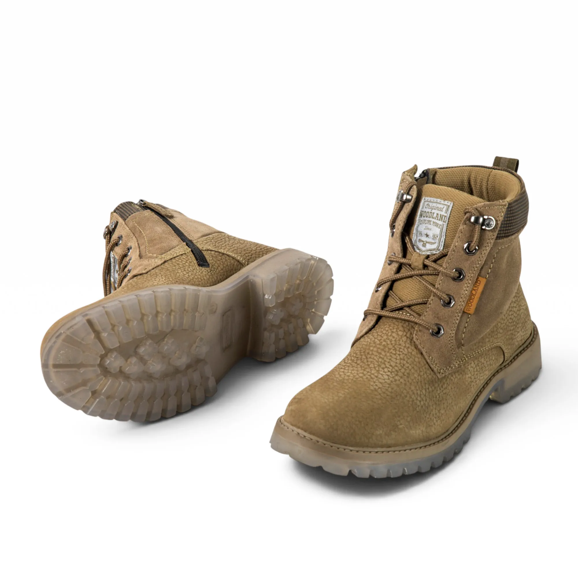 Woodland Dubai Khaki Nubuk Ramblr High-Top Boots - Thumbnail 12