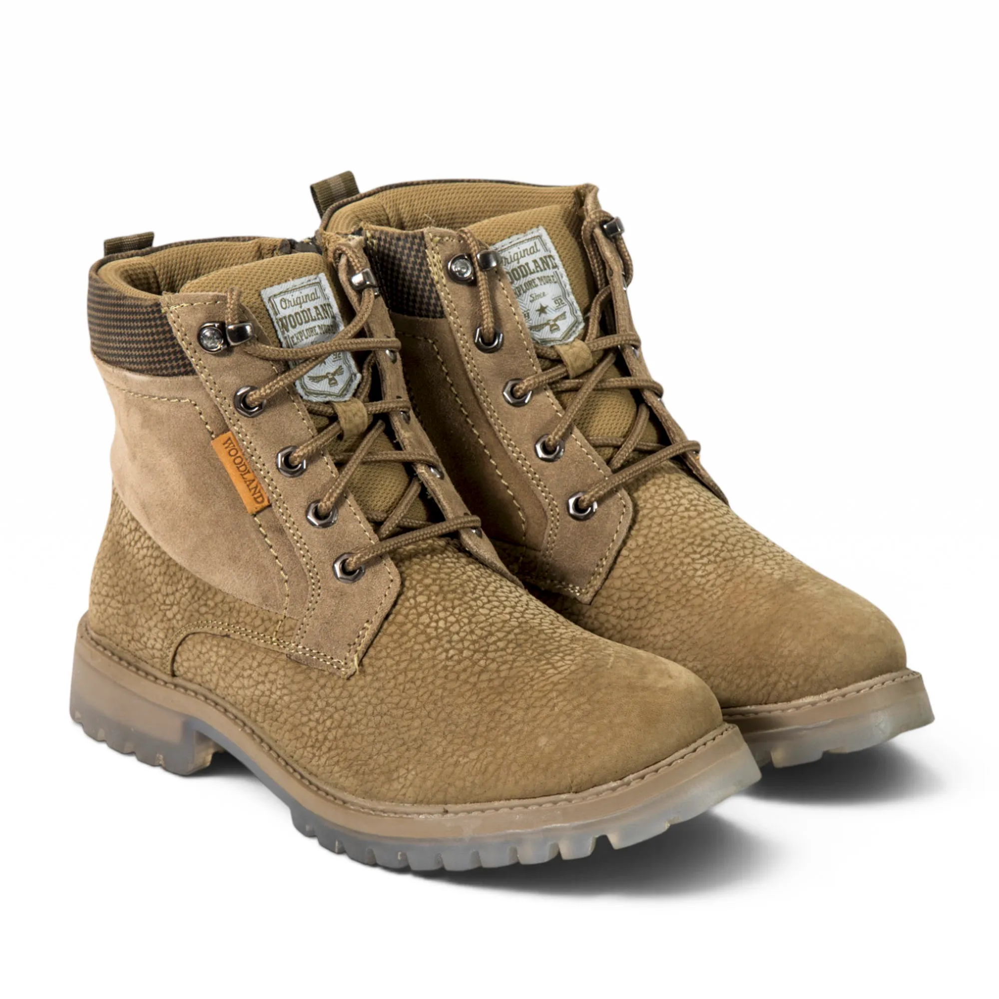 Woodland Dubai Khaki Nubuk Ramblr High-Top Boots - Thumbnail 14