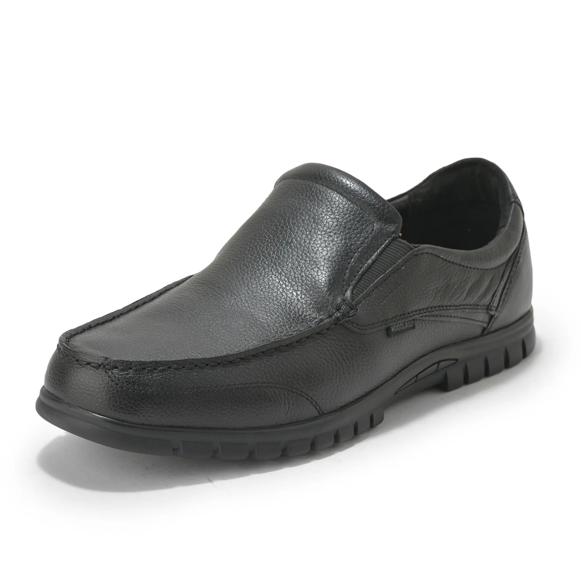 Black slip-on shoe for men - Thumbnail 11