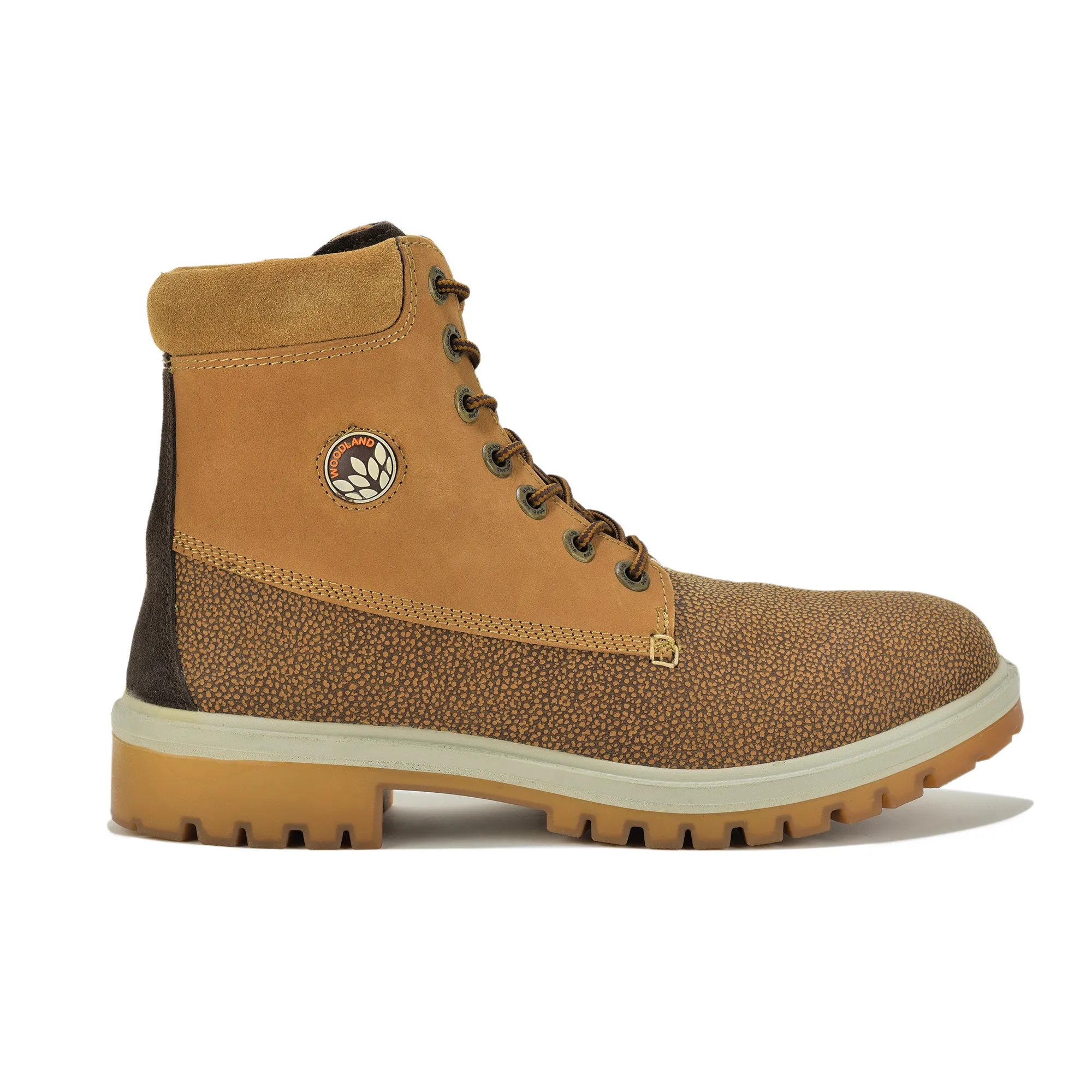 Woodland Camel Nubuk Lace-Up Boot - Thumbnail 2