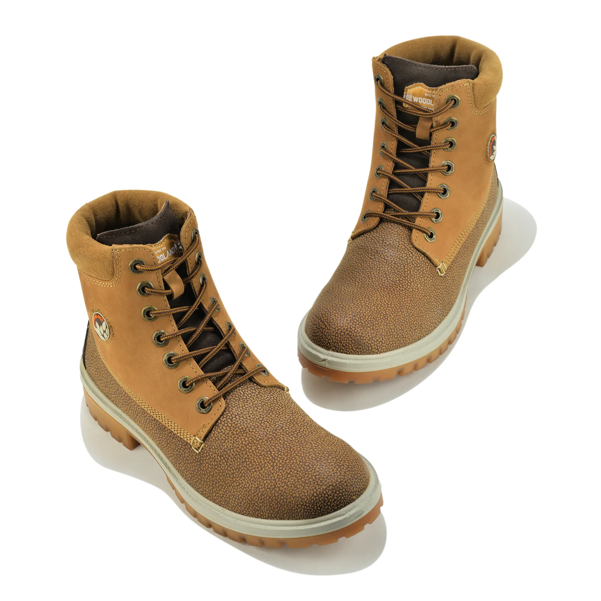 Woodland Camel Nubuk Lace-Up Boot - Thumbnail 4