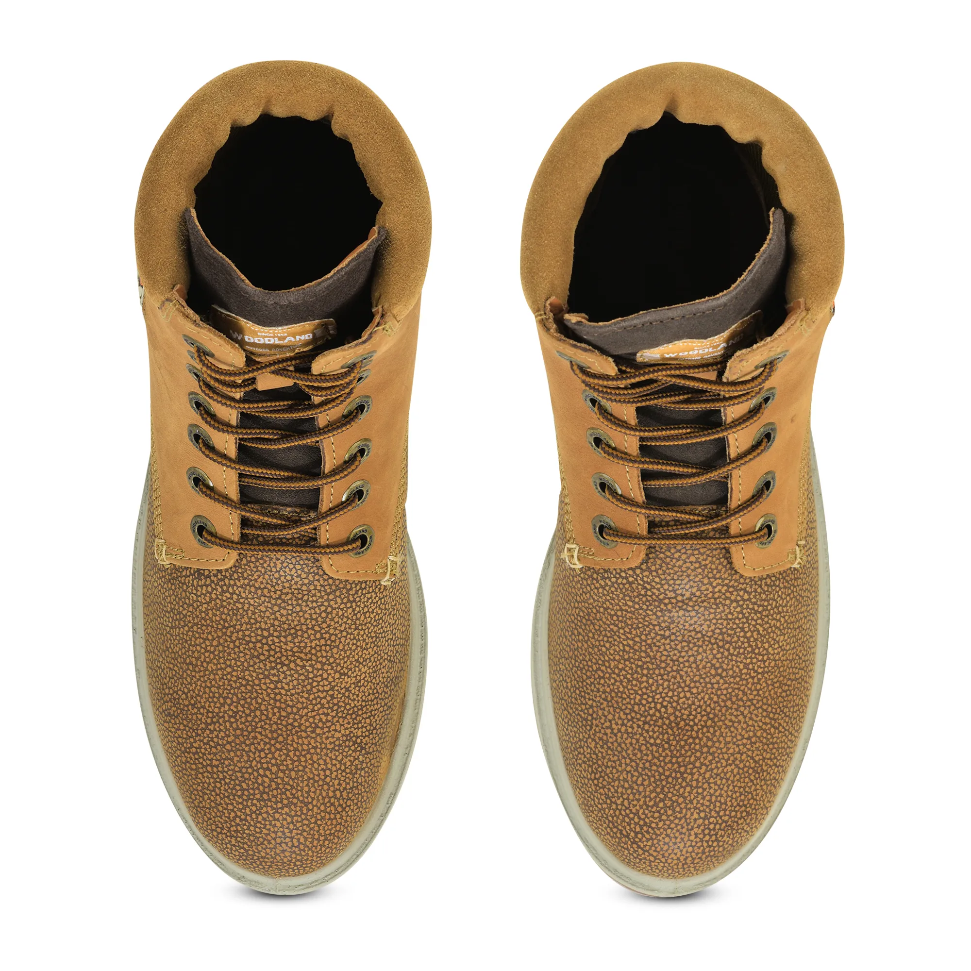 Woodland Camel Nubuk Lace-Up Boot - Thumbnail 5