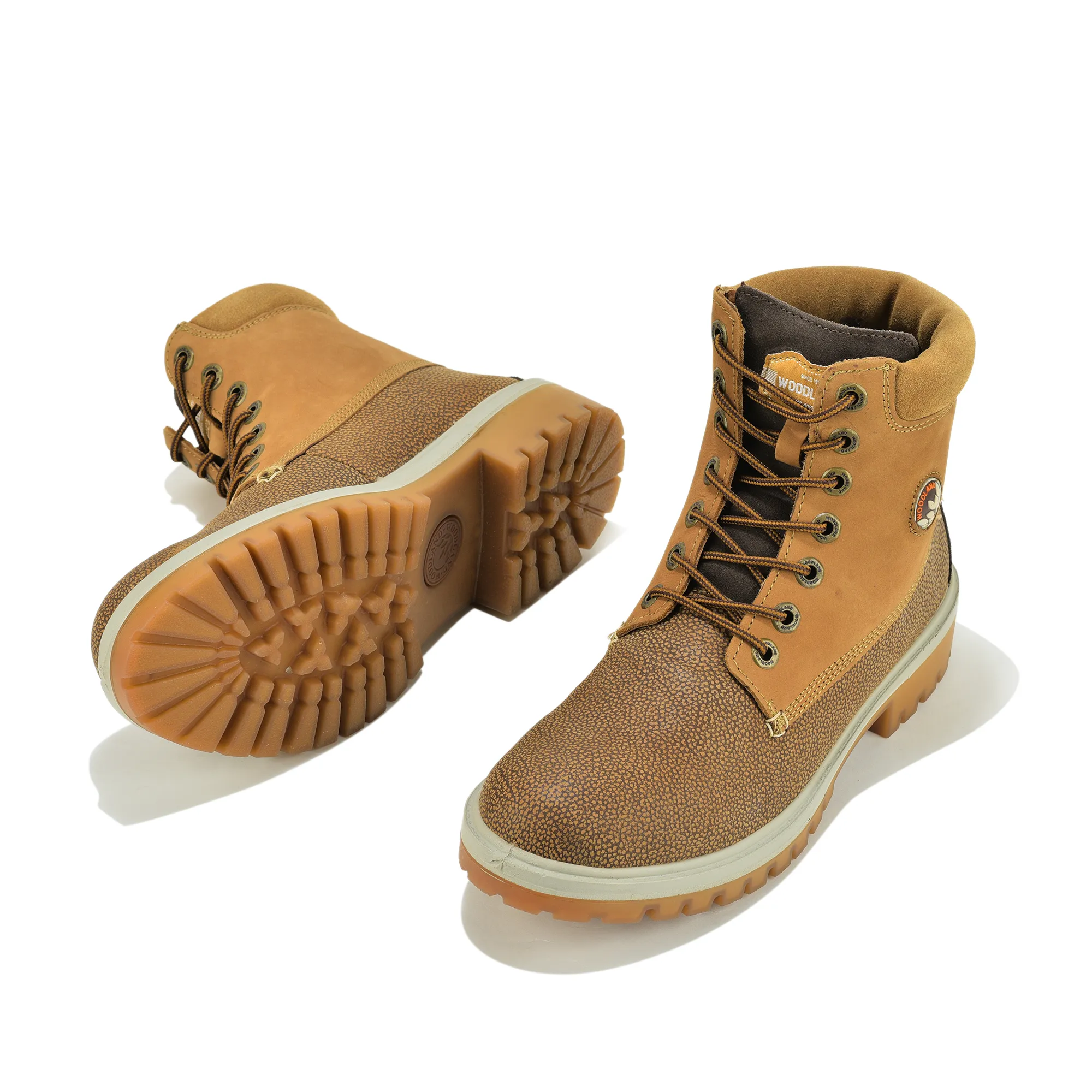 Woodland Camel Nubuk Lace-Up Boot - Thumbnail 6