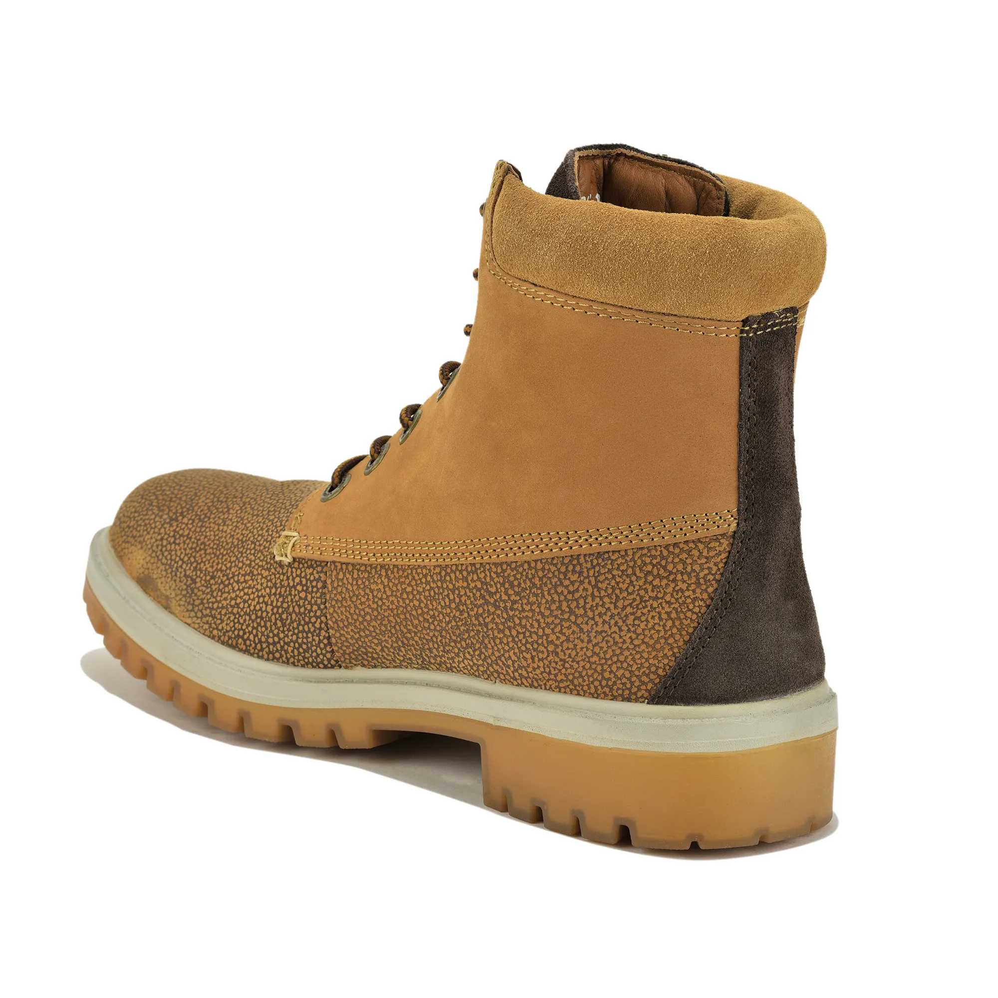Woodland Camel Nubuk Lace-Up Boot - Thumbnail 7