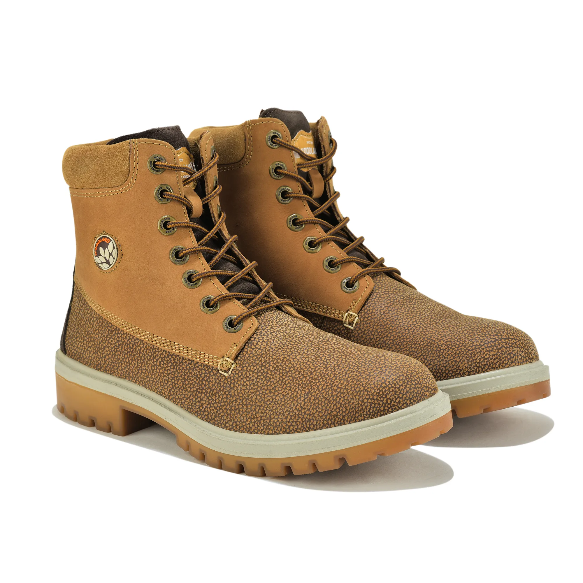 Woodland Camel Nubuk Lace-Up Boot - Thumbnail 8