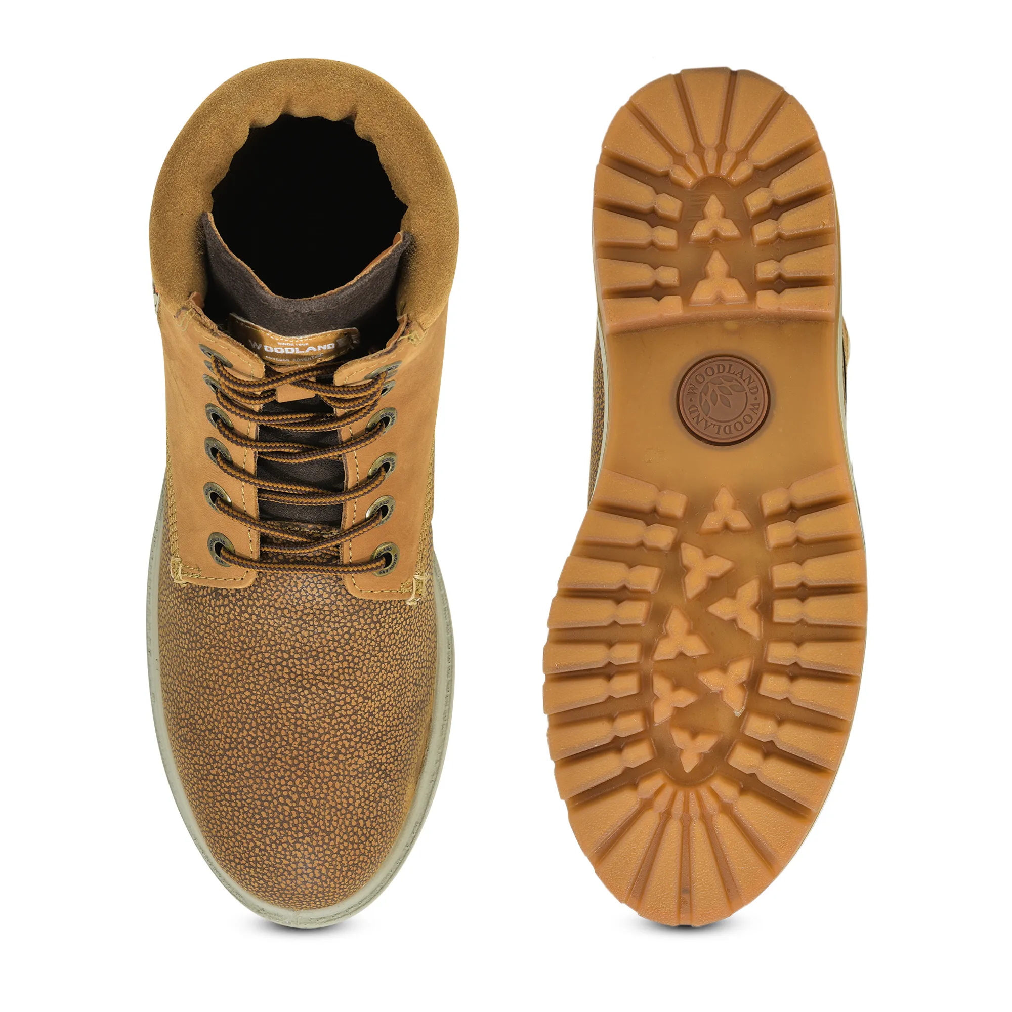 Woodland Camel Nubuk Lace-Up Boot - Thumbnail 9
