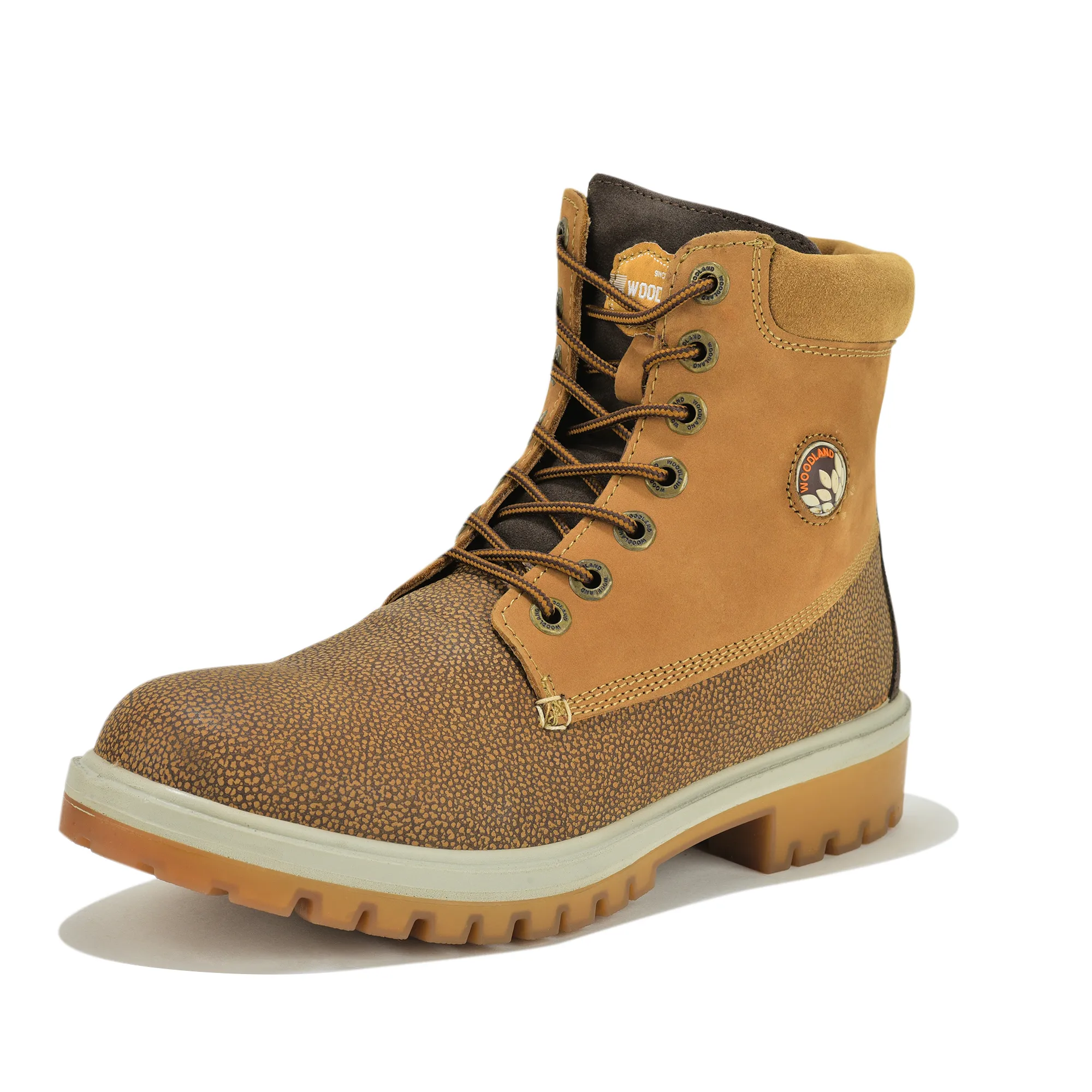 Woodland Camel Nubuk Lace-Up Boot - Thumbnail 11