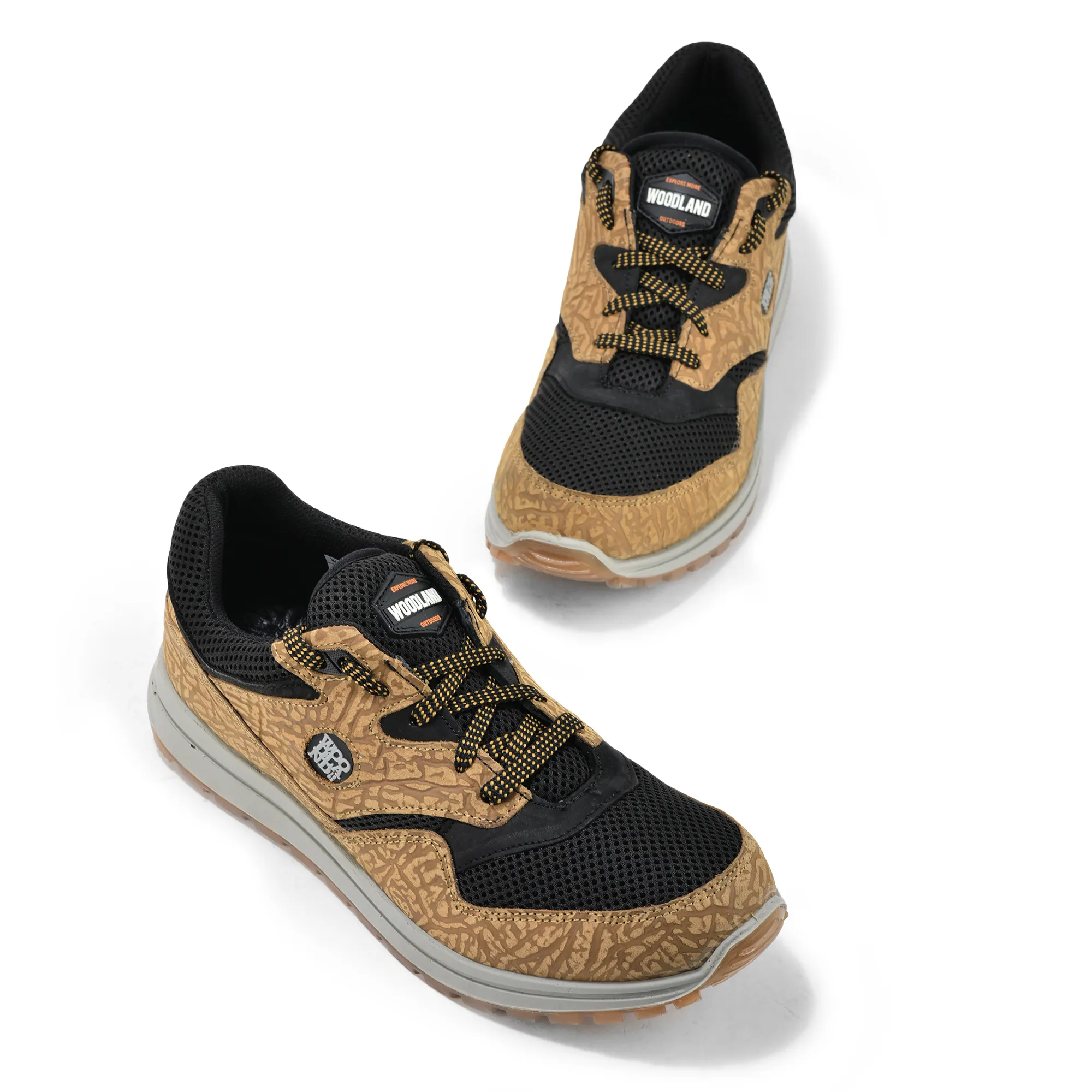 Woodland Comfortable Camel Men Casual Lace-up  Shoes - Thumbnail 2