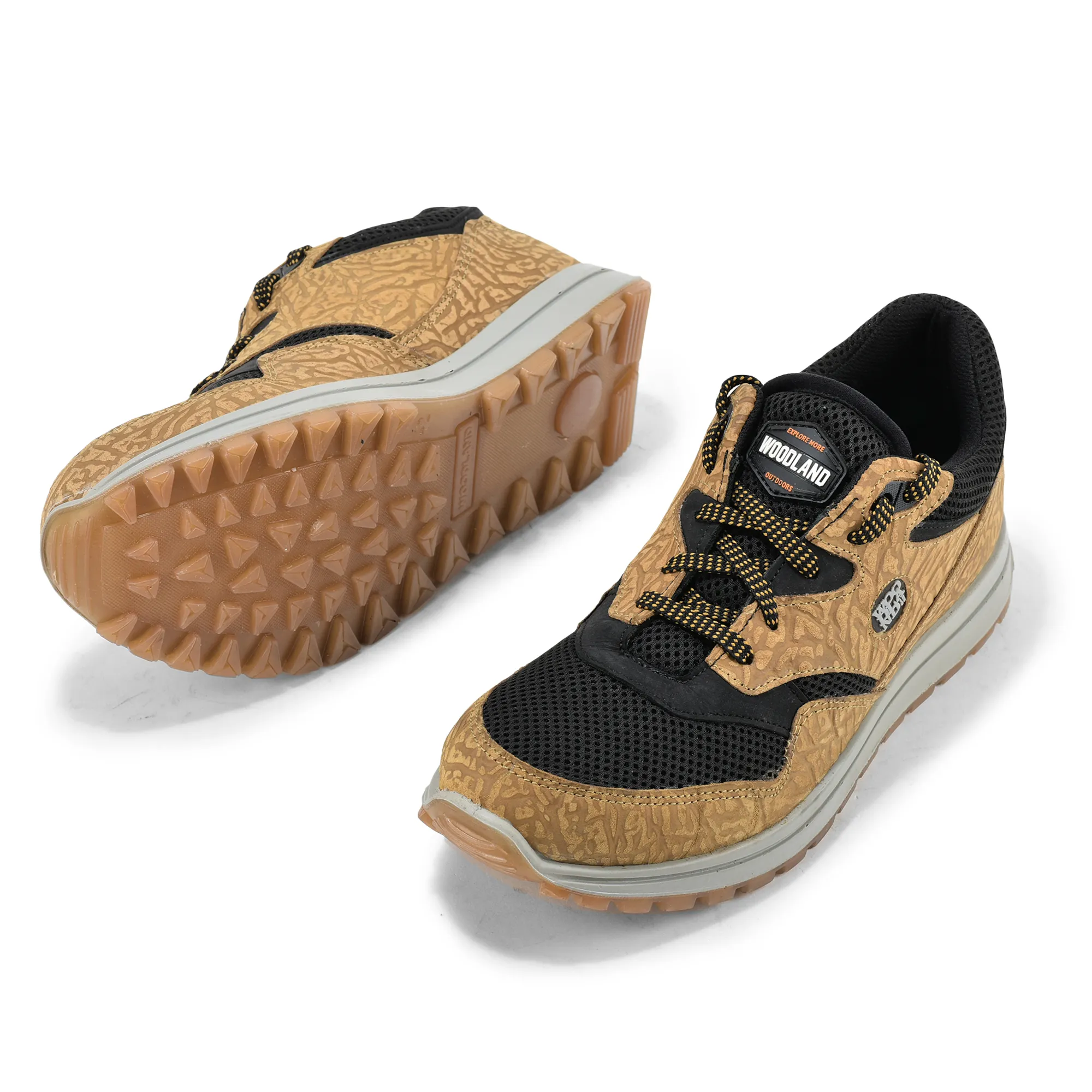 Woodland Comfortable Camel Men Casual Lace-up  Shoes - Thumbnail 5