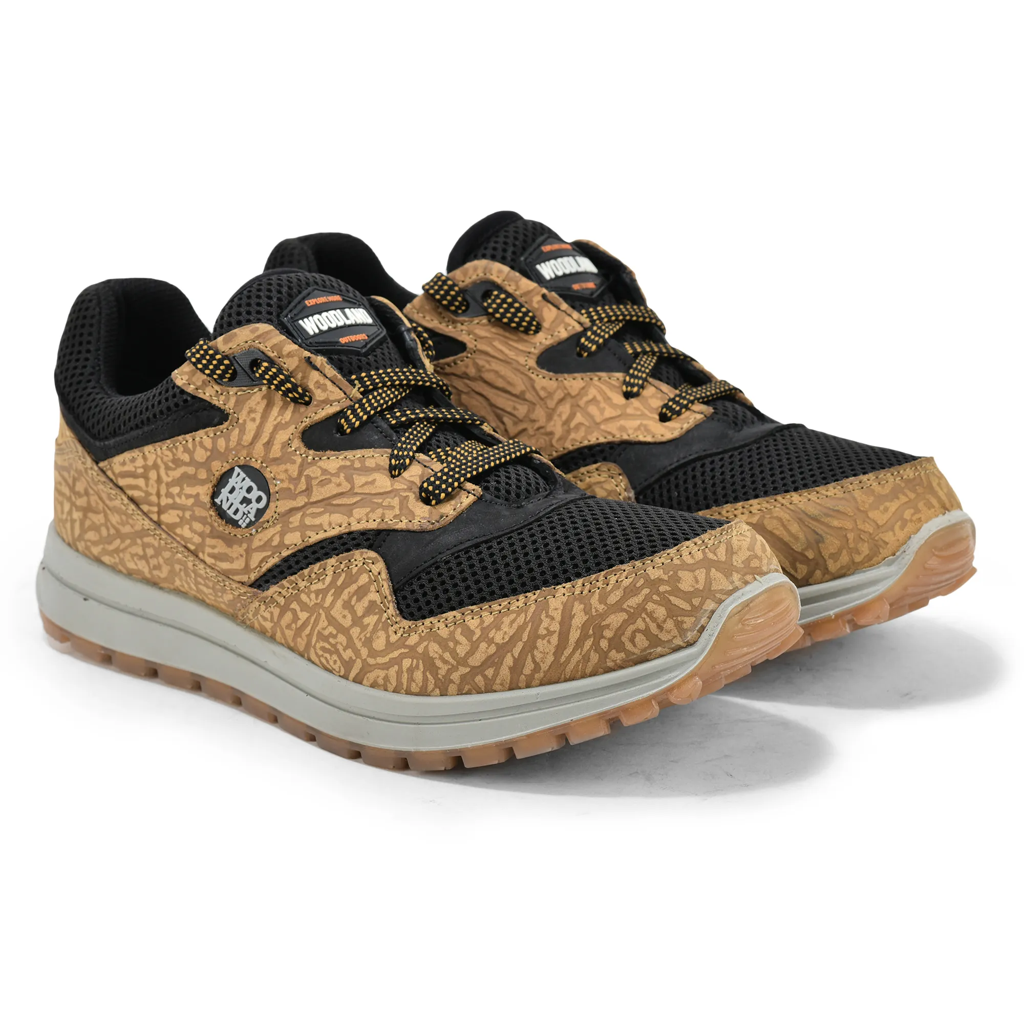 Woodland Comfortable Camel Men Casual Lace-up  Shoes - Thumbnail 7