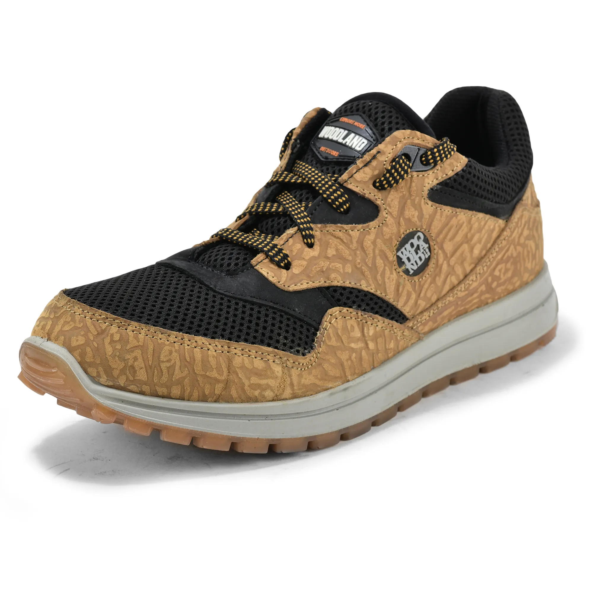 Woodland Comfortable Camel Men Casual Lace-up  Shoes - Thumbnail 11