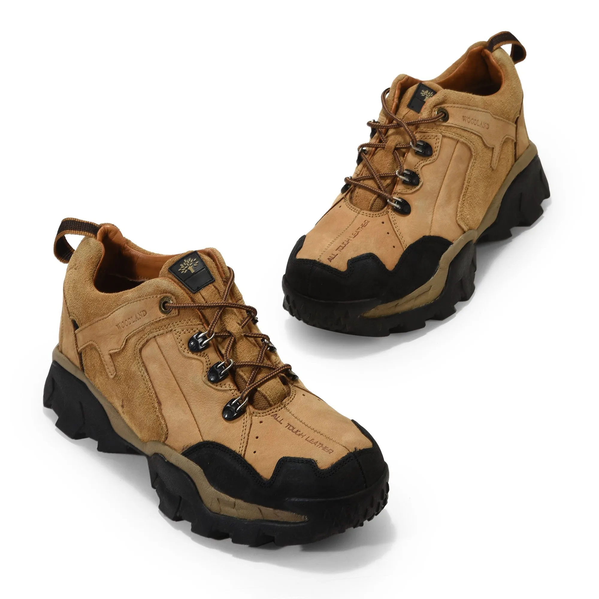 Woodland CAMEL casual boat shoes - Thumbnail 2