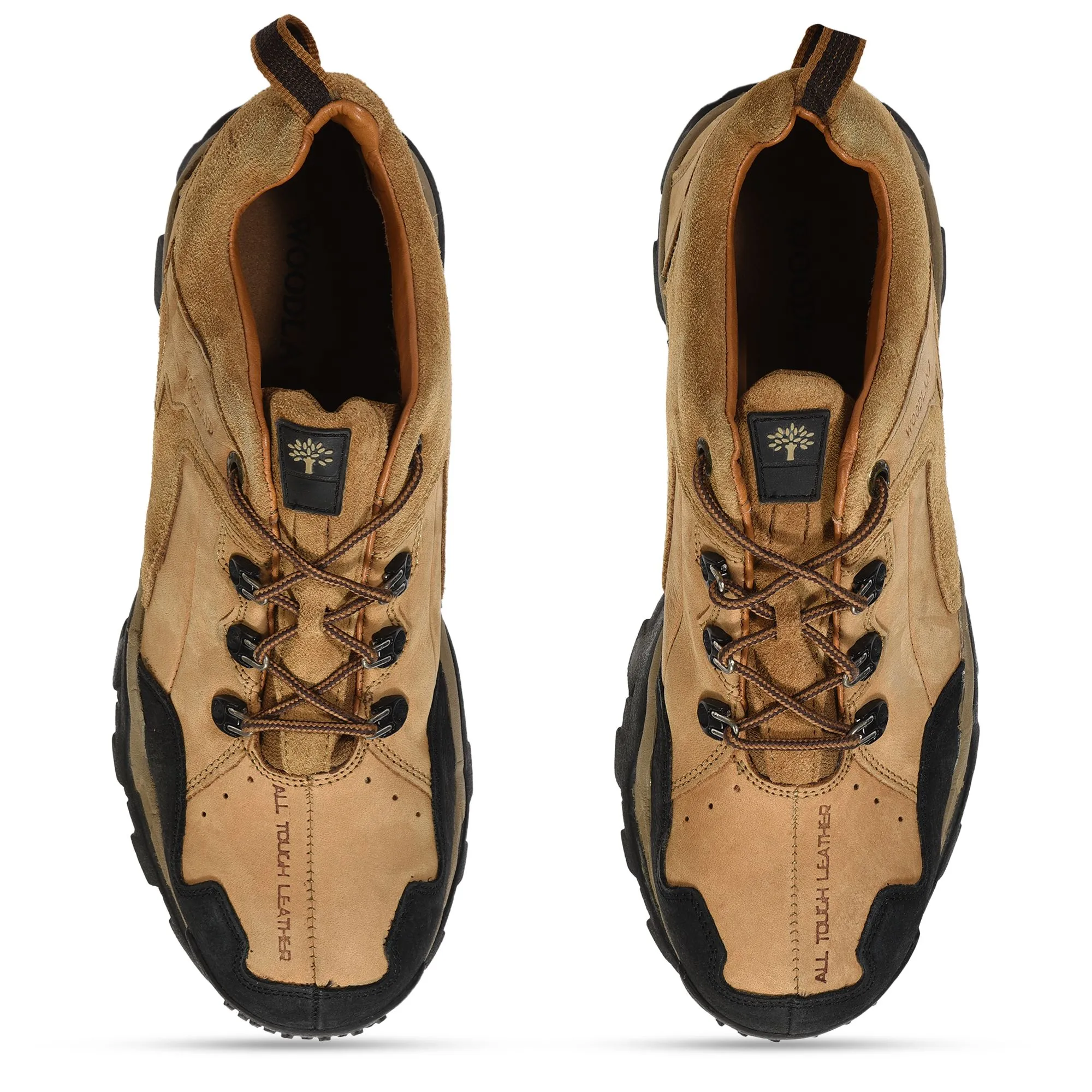 Woodland CAMEL casual boat shoes - Thumbnail 3