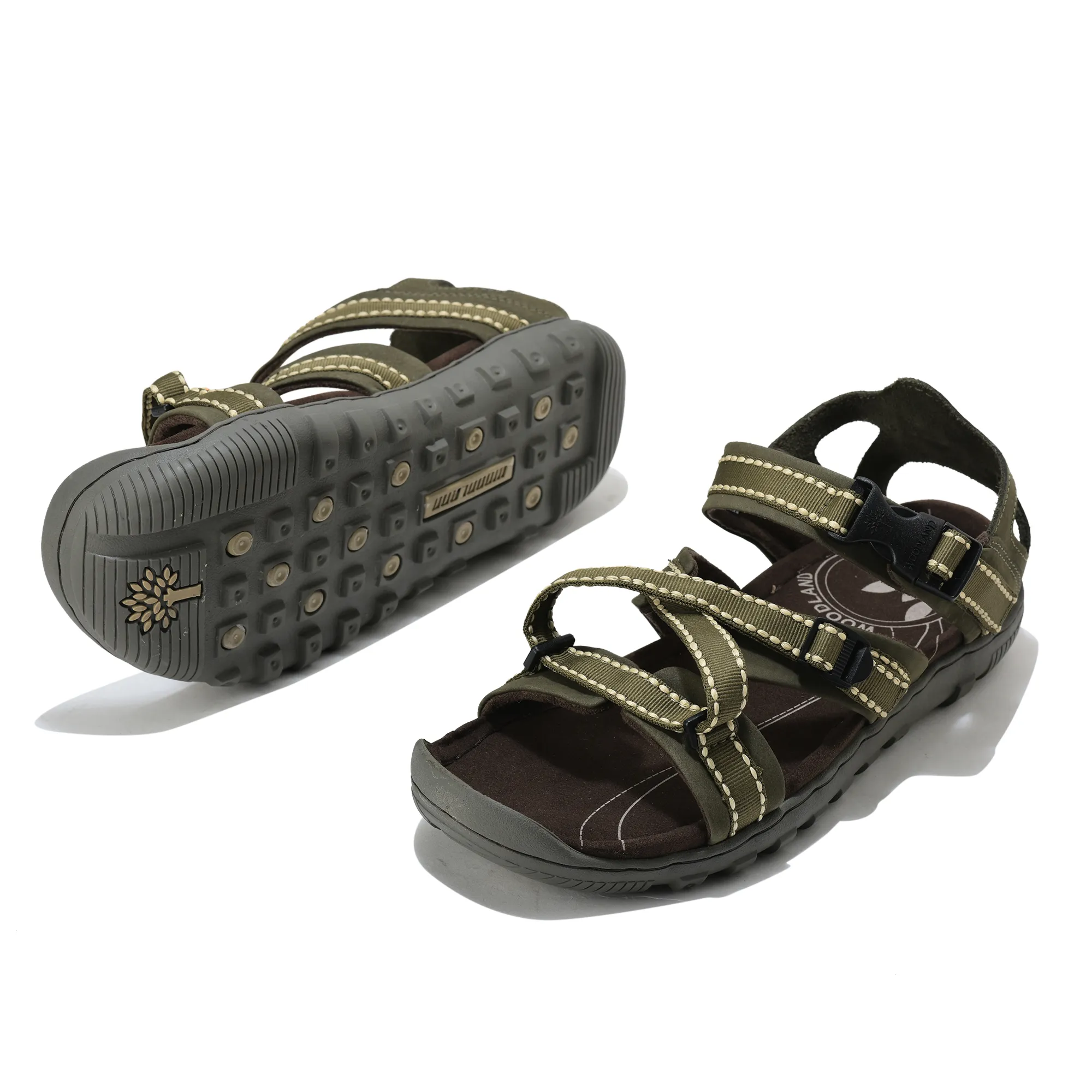 Woodland OLIVE GREEN floater sandals - Thumbnail 6