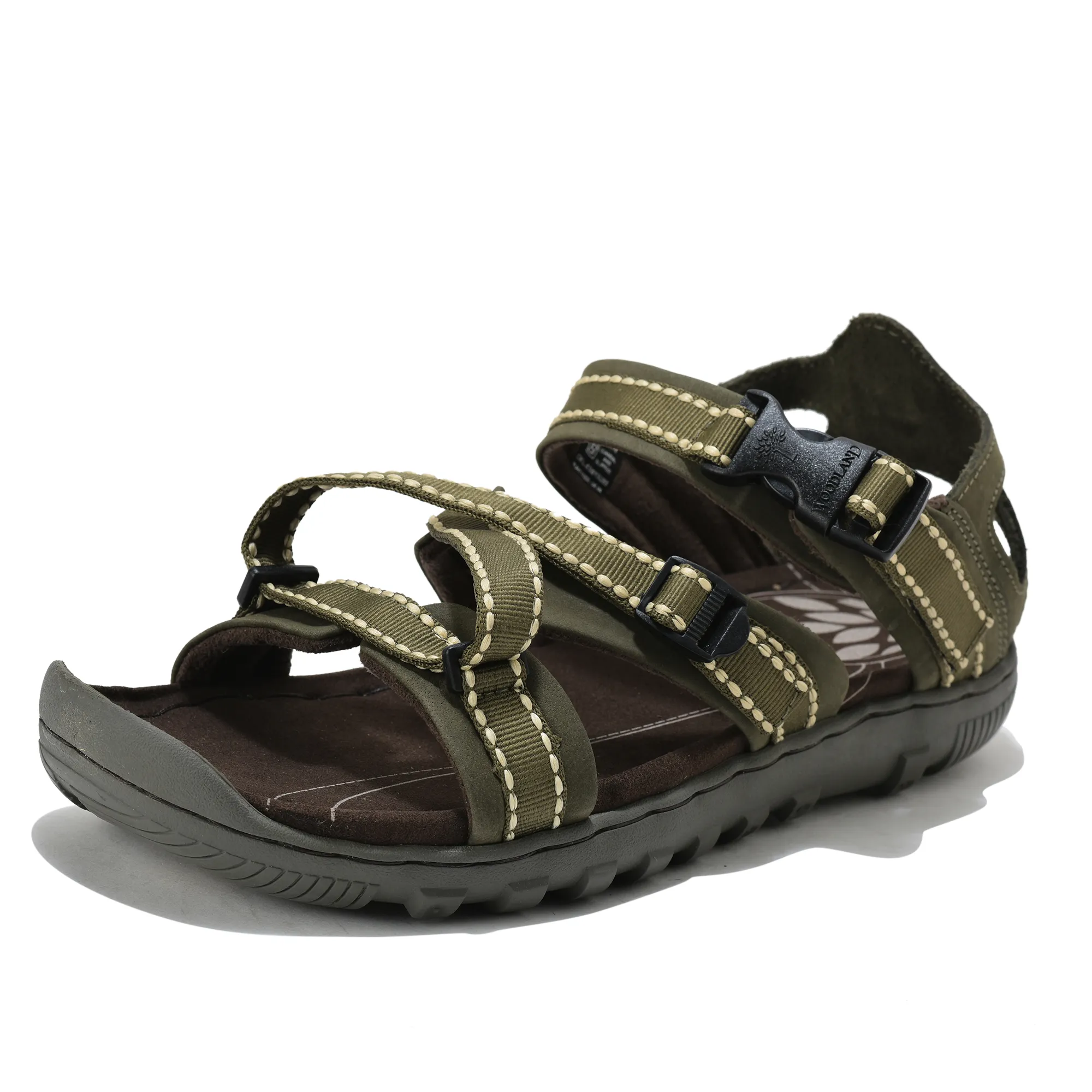 Woodland OLIVE GREEN floater sandals - Thumbnail 11