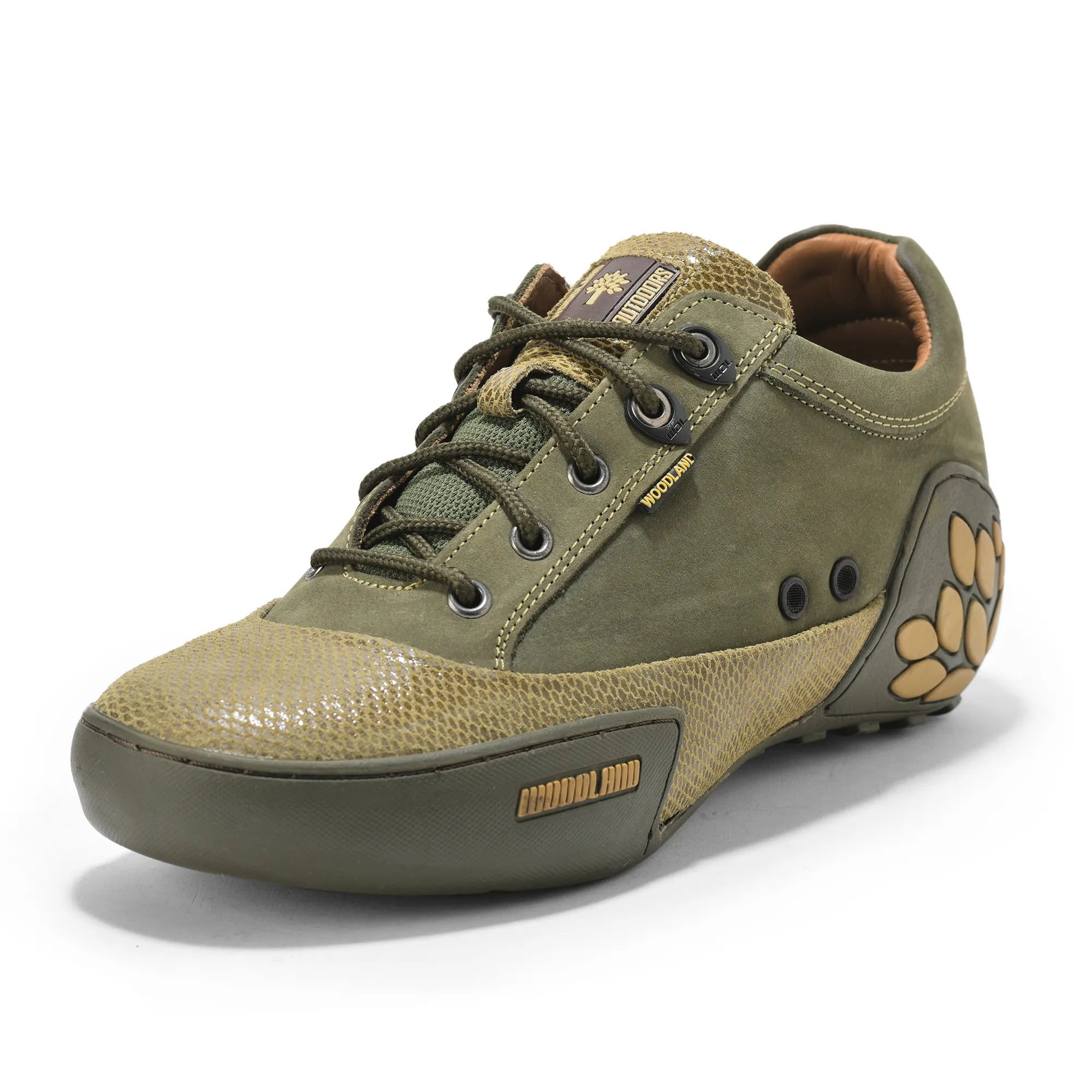 Woodland OLIVE GREEN casual shoes - Thumbnail 3