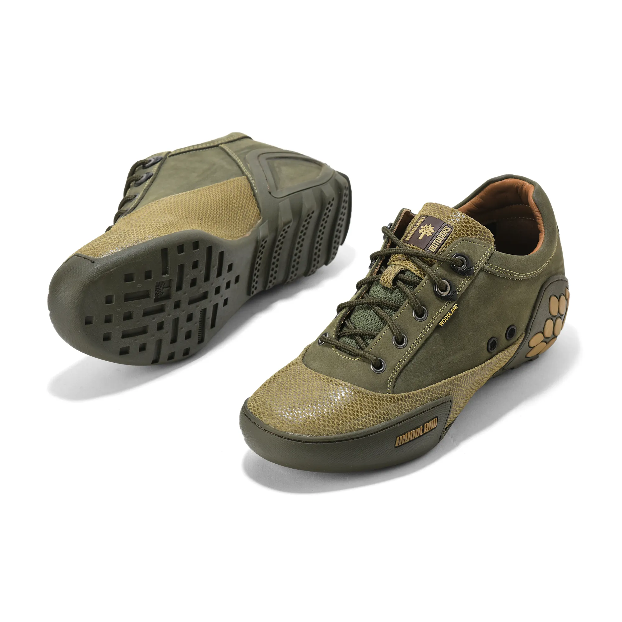 Woodland OLIVE GREEN casual shoes - Thumbnail 9
