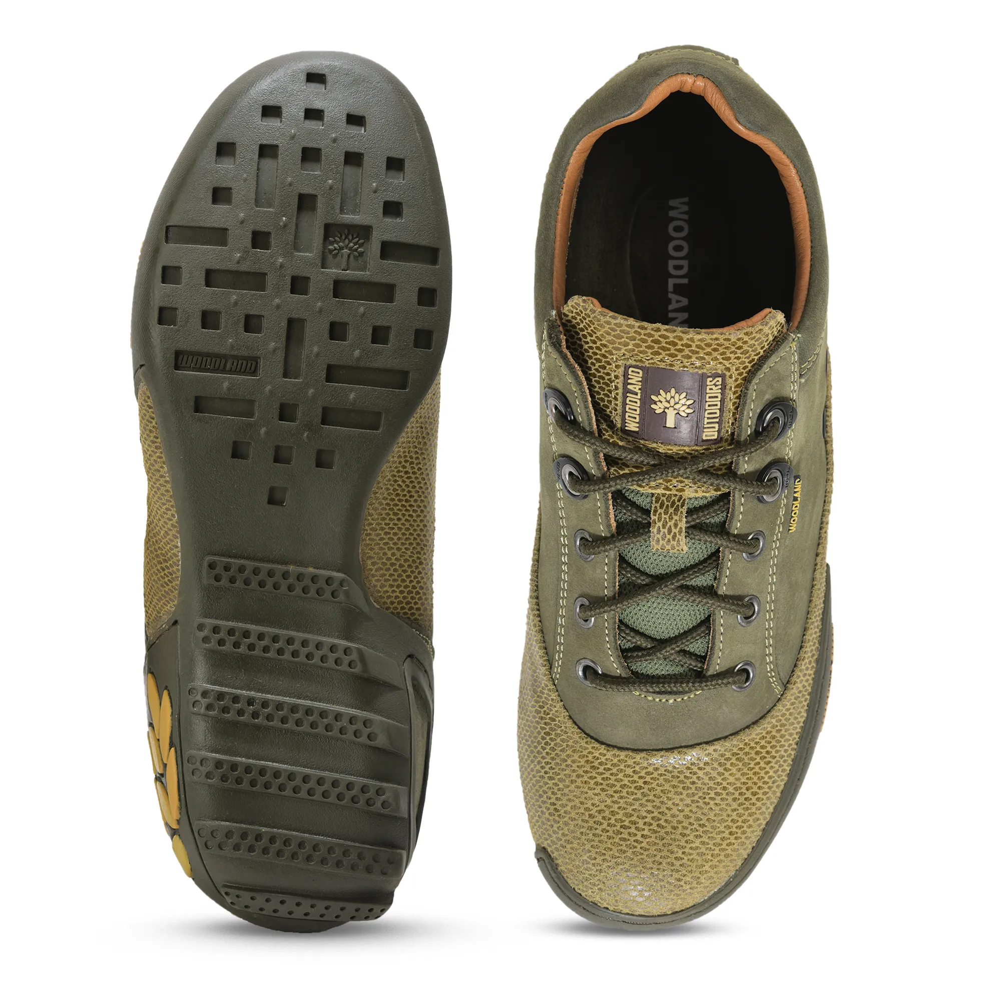 Woodland OLIVE GREEN casual shoes - Thumbnail 12