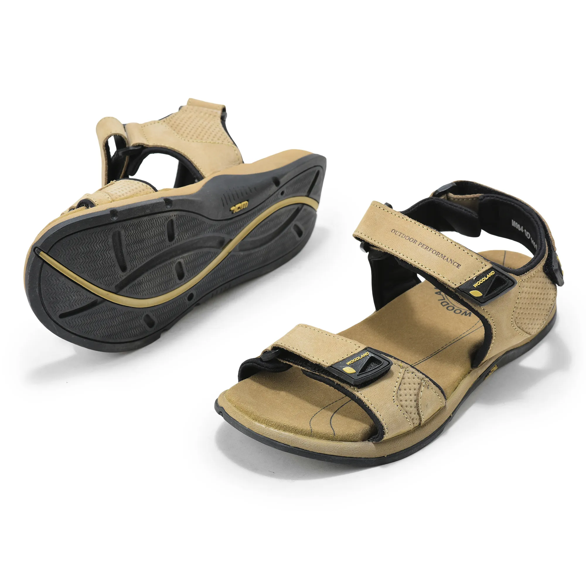 Khaki Sandals For Men - Thumbnail 6