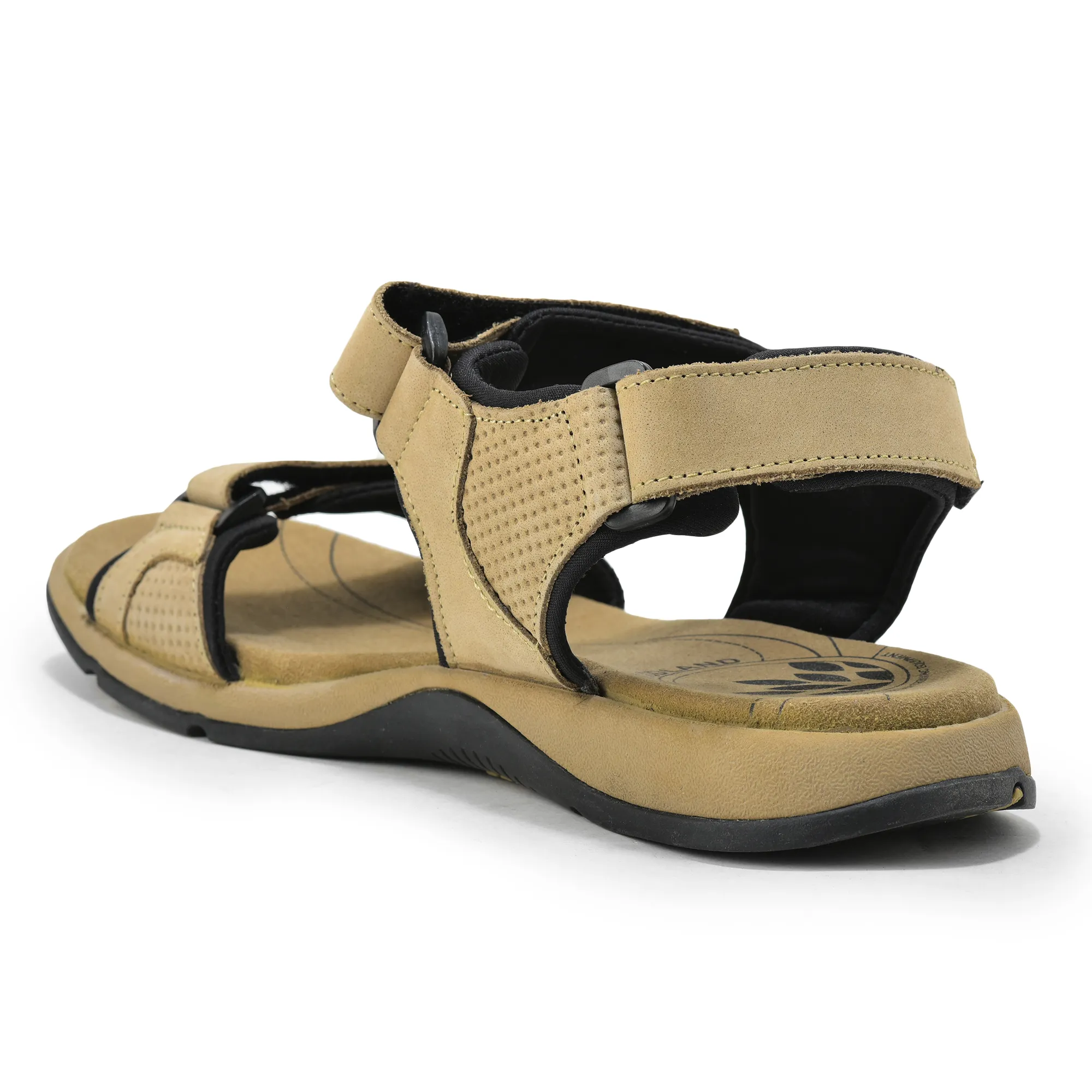 Khaki Sandals For Men - Thumbnail 7